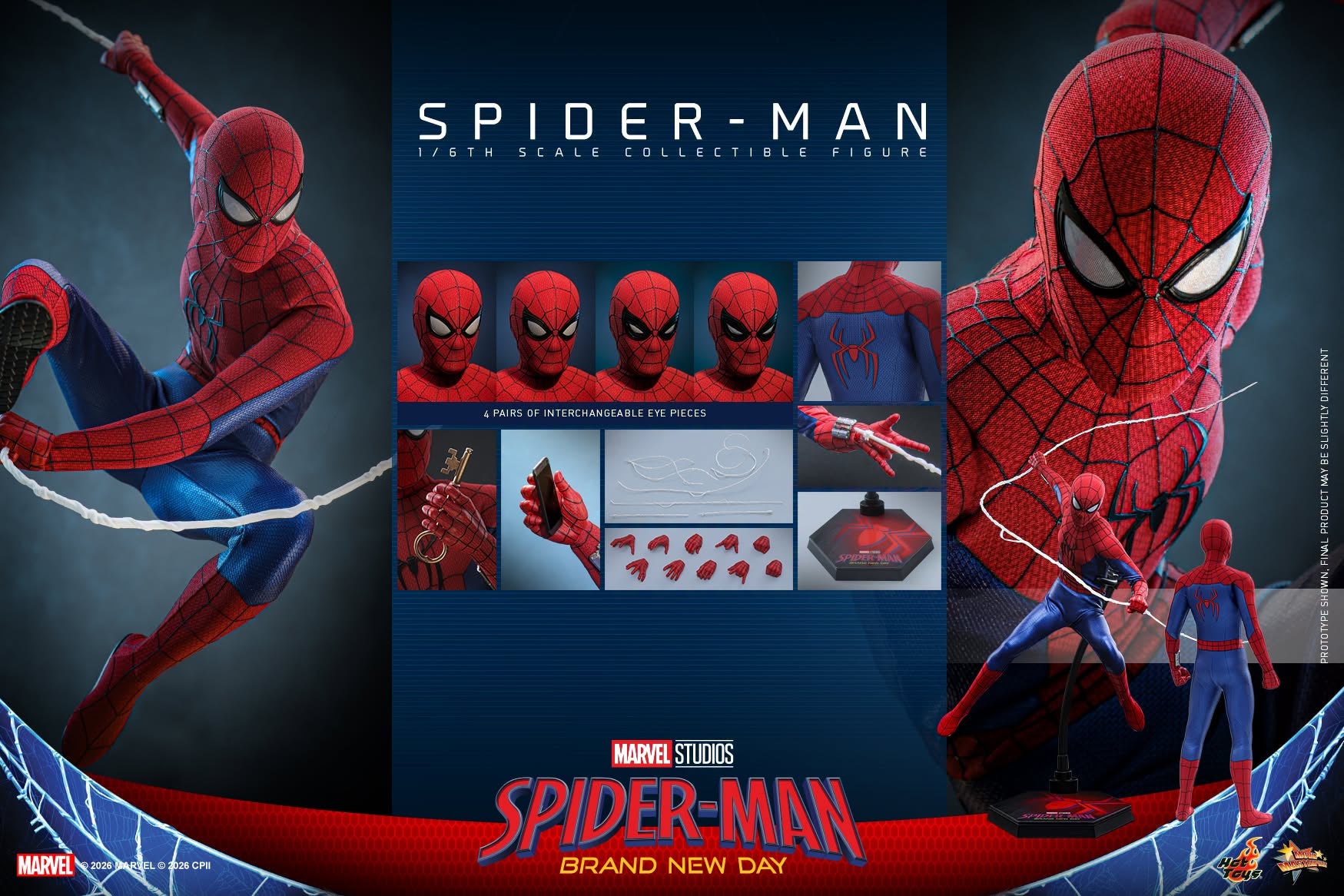 Hot Toys MMS892 / MMS893 Spider-Man: Brand New Day - 1/6th scale Spider-Man Collectible Figure Hot Toys