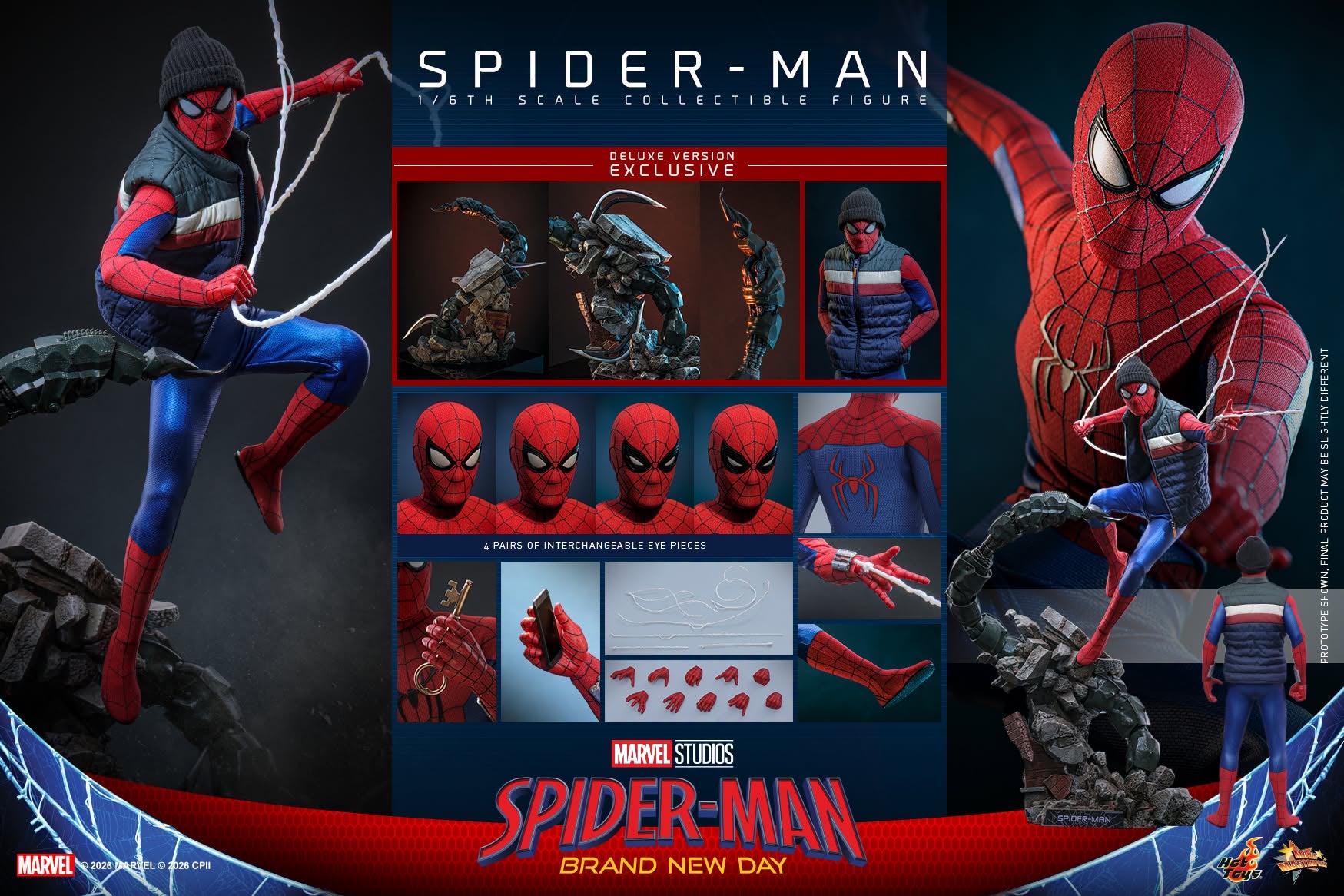 Hot Toys MMS892 / MMS893 Spider-Man: Brand New Day - 1/6th scale Spider-Man Collectible Figure Hot Toys
