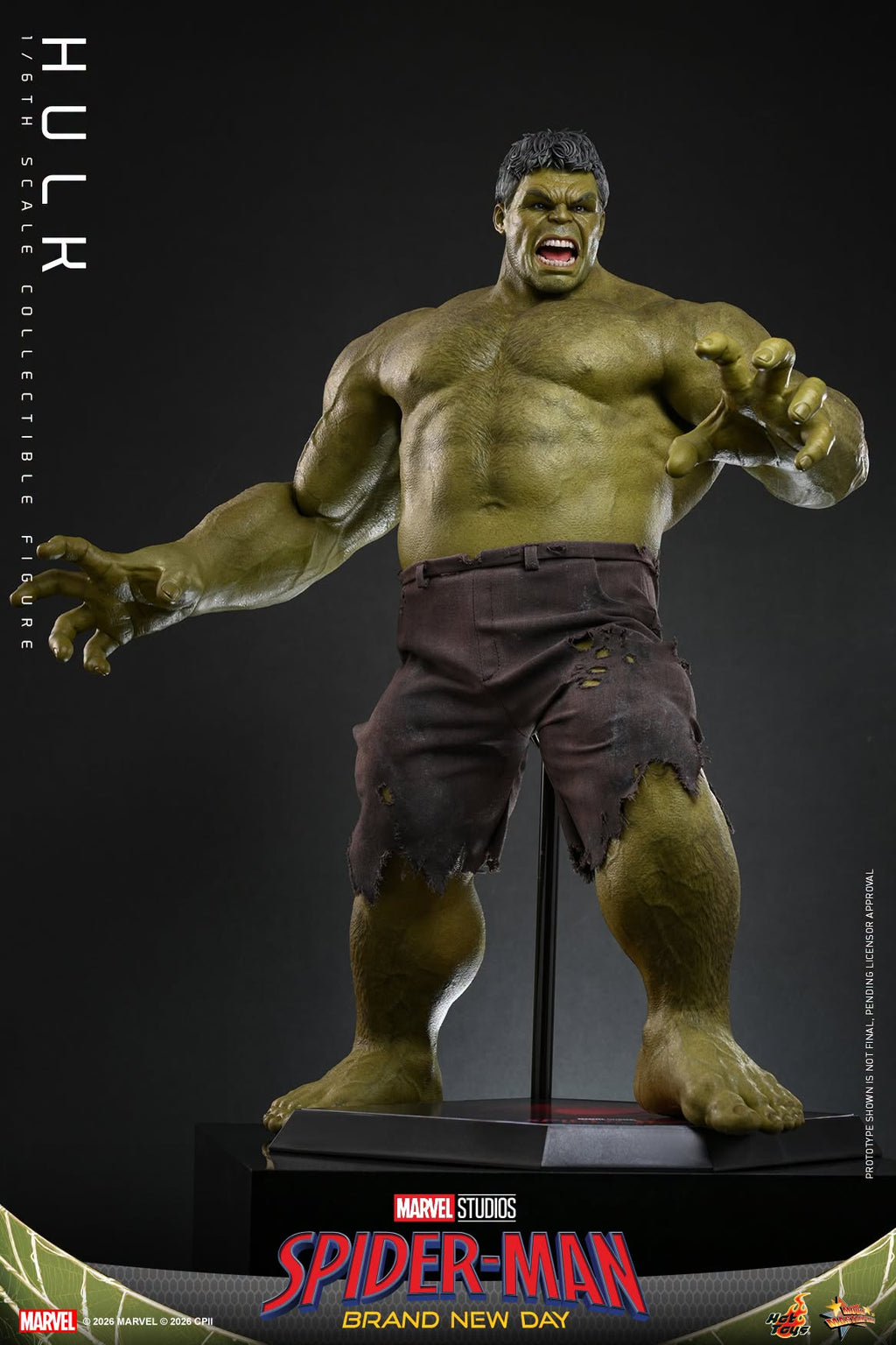 Hot Toys MMS905 Spider-Man: Brand New Day - 1/6th scale Hulk Collectible Figure Hot Toys