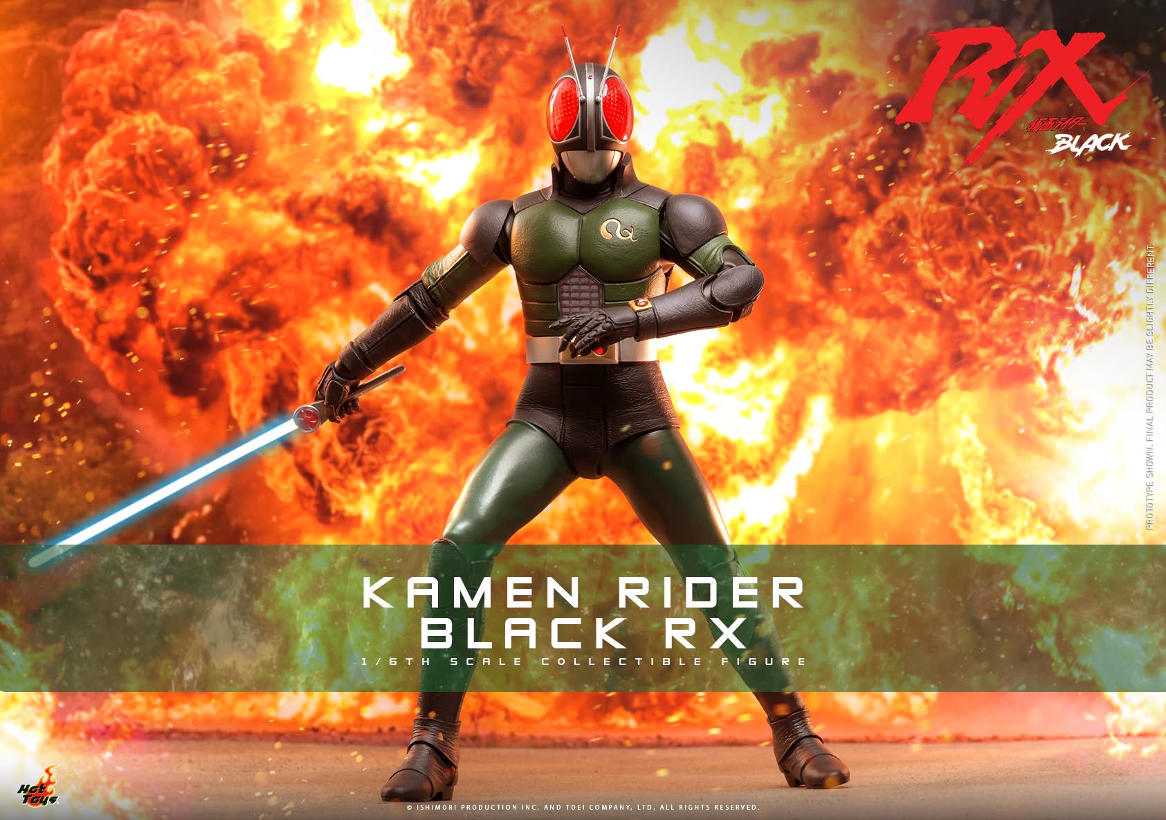 Hot Toys Kamen Rider Black RX - 1/6th scale Kamen Rider Black RX Collectible Figure Hot Toys