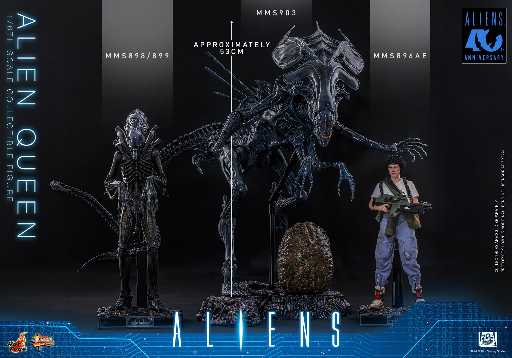 Hot Toys Aliens - 1/6th scale Alien Queen Collectible Figure Hot Toys
