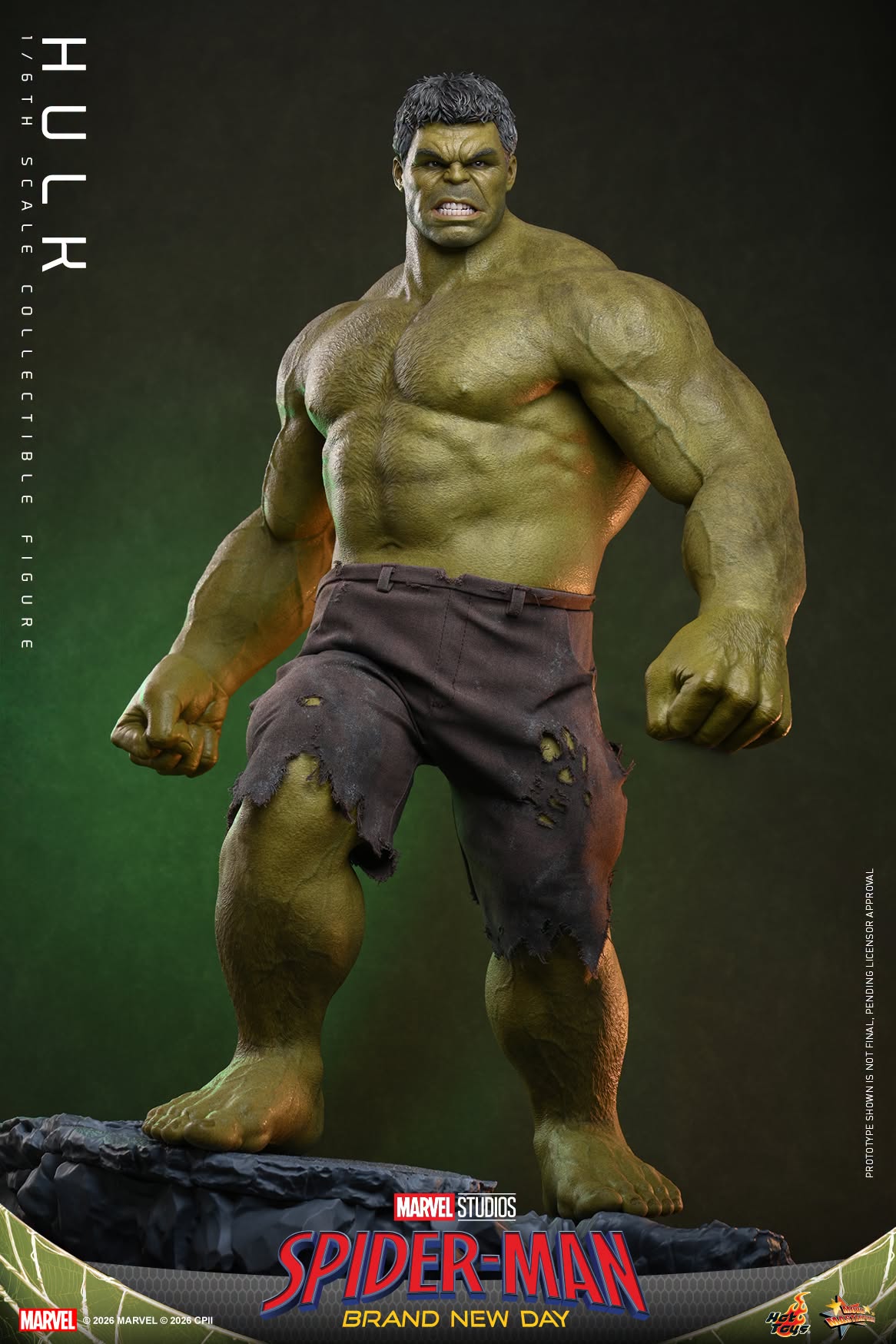 Hot Toys MMS905 Spider-Man: Brand New Day - 1/6th scale Hulk Collectible Figure Hot Toys