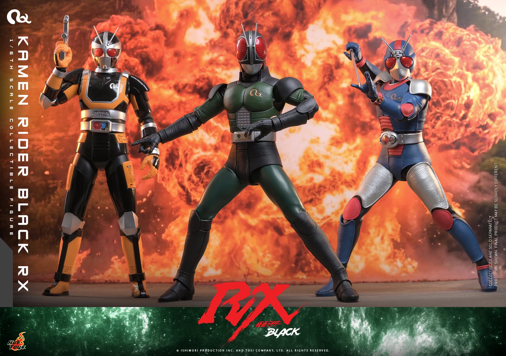 Hot Toys Kamen Rider Black RX - 1/6th scale Kamen Rider Black RX Collectible Figure Hot Toys