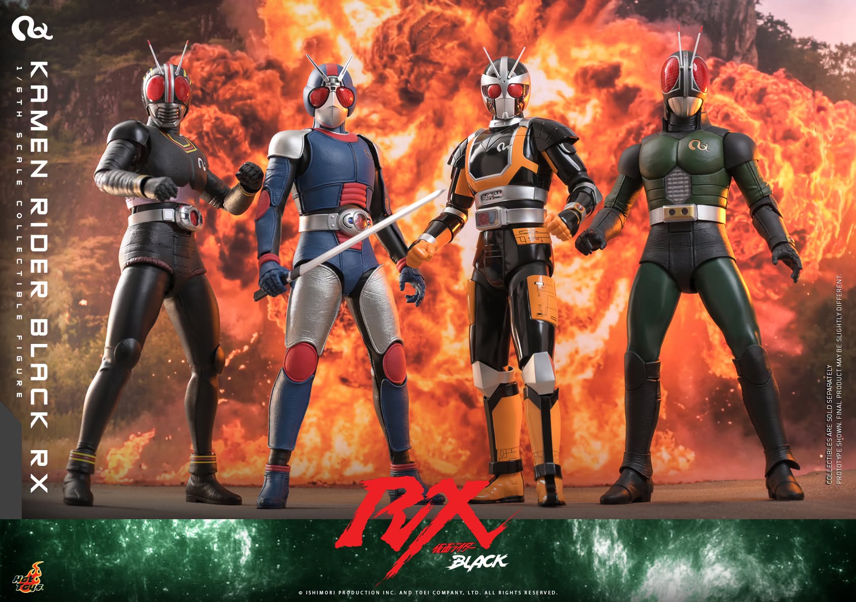 Hot Toys Kamen Rider Black RX - 1/6th scale Kamen Rider Black RX Collectible Figure Hot Toys