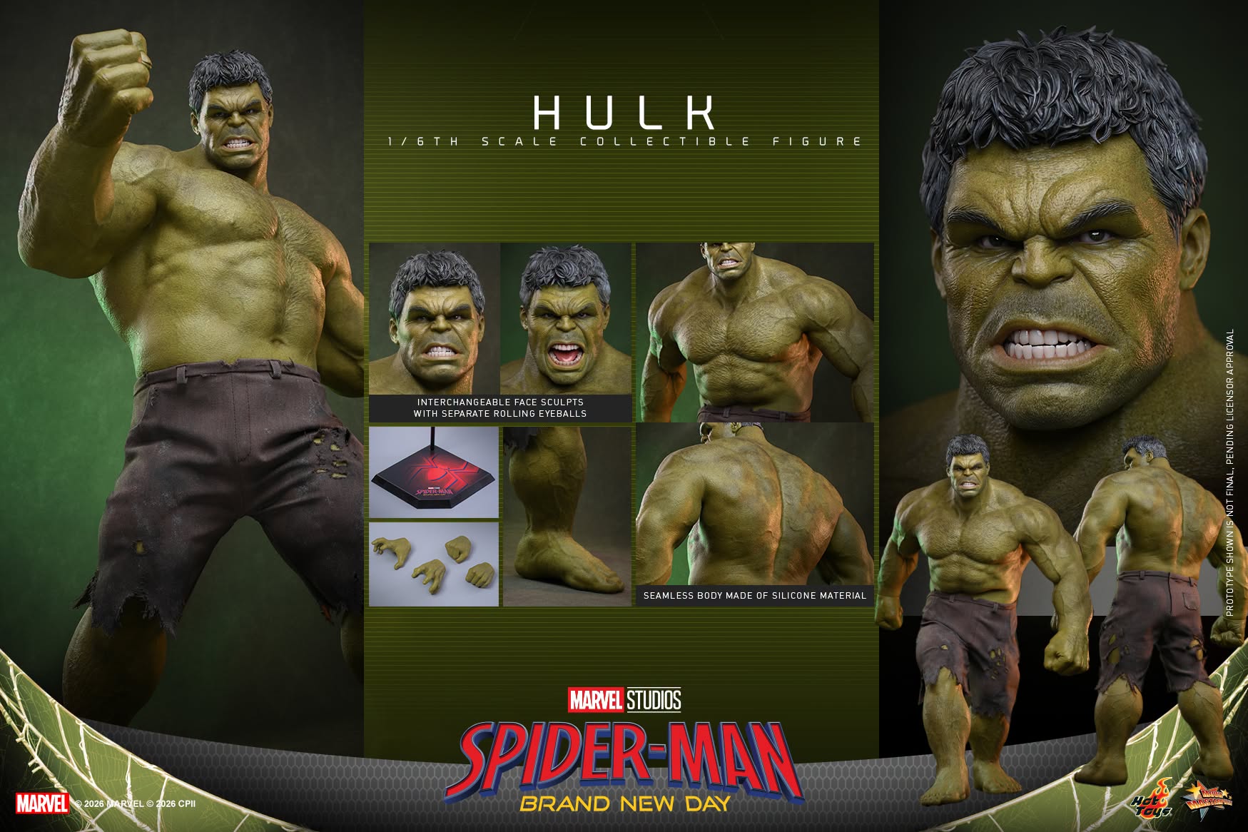 Hot Toys MMS905 Spider-Man: Brand New Day - 1/6th scale Hulk Collectible Figure Hot Toys