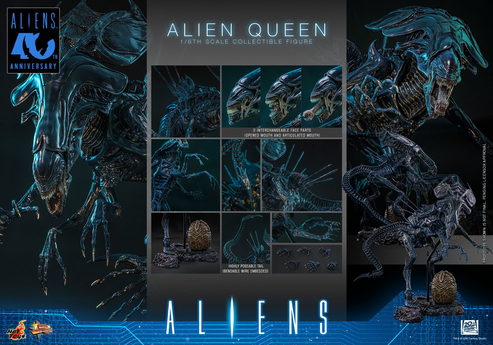 Hot Toys Aliens - 1/6th scale Alien Queen Collectible Figure Hot Toys