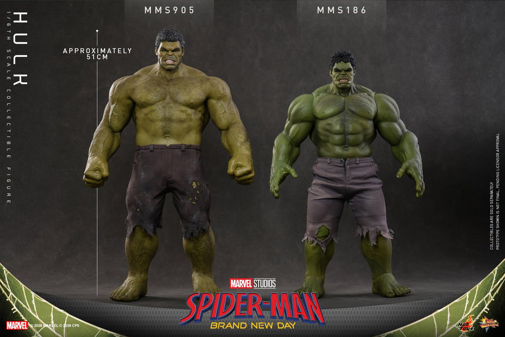 Hot Toys MMS905 Spider-Man: Brand New Day - 1/6th scale Hulk Collectible Figure Hot Toys