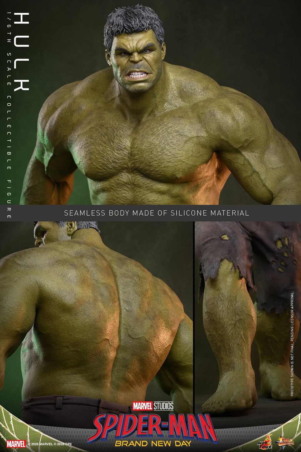 Hot Toys MMS905 Spider-Man: Brand New Day - 1/6th scale Hulk Collectible Figure Hot Toys