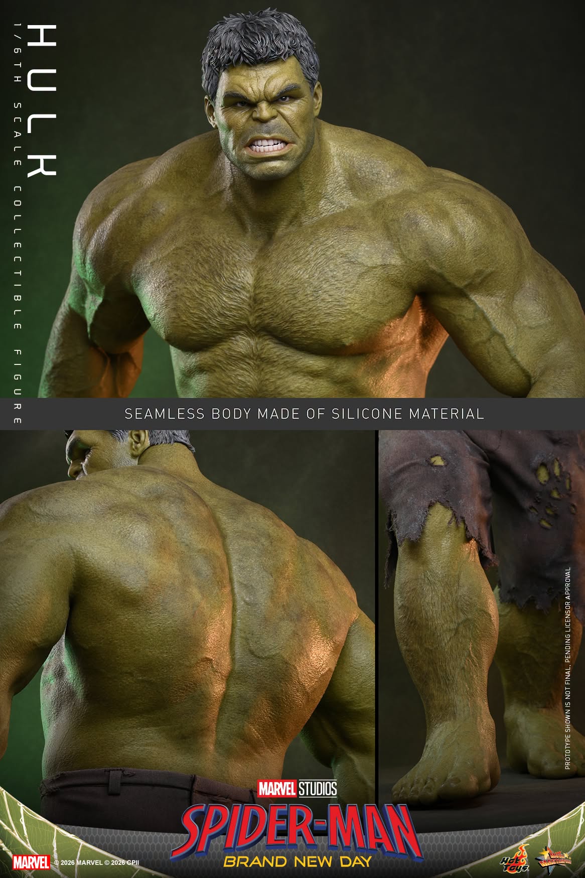 Hot Toys MMS905 Spider-Man: Brand New Day - 1/6th scale Hulk Collectible Figure Hot Toys