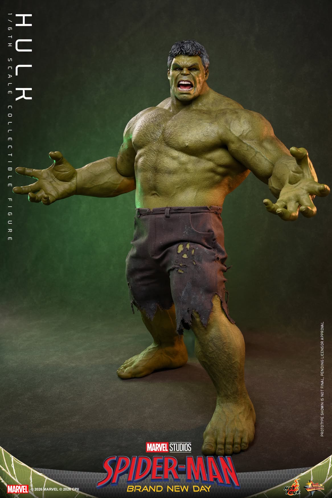 Hot Toys MMS905 Spider-Man: Brand New Day - 1/6th scale Hulk Collectible Figure Hot Toys