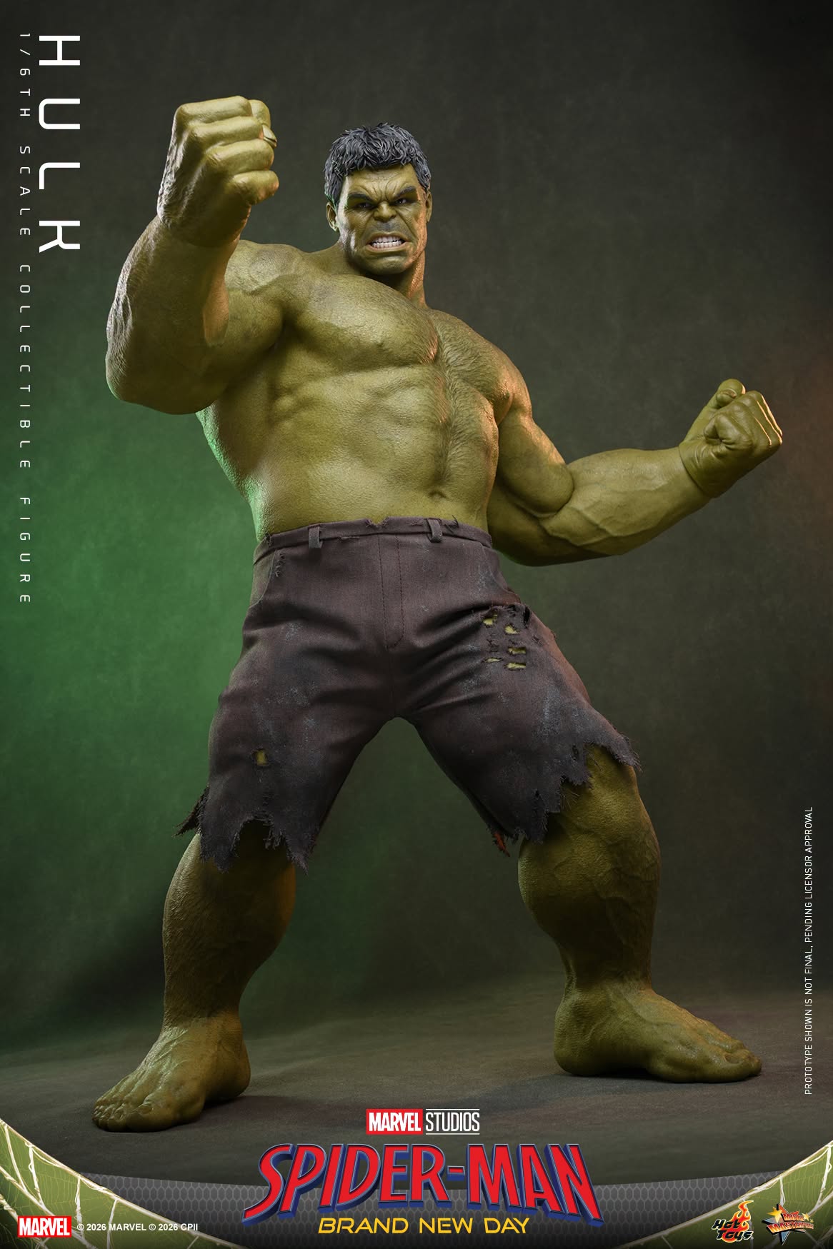 Hot Toys MMS905 Spider-Man: Brand New Day - 1/6th scale Hulk Collectible Figure Hot Toys