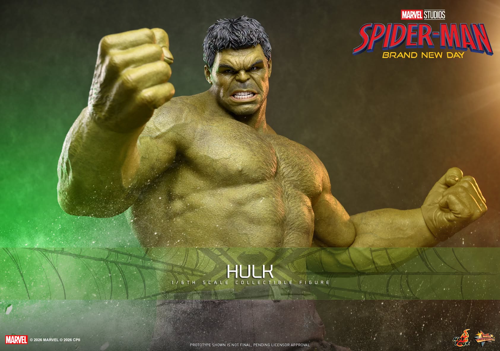 Hot Toys MMS905 Spider-Man: Brand New Day - 1/6th scale Hulk Collectible Figure Hot Toys