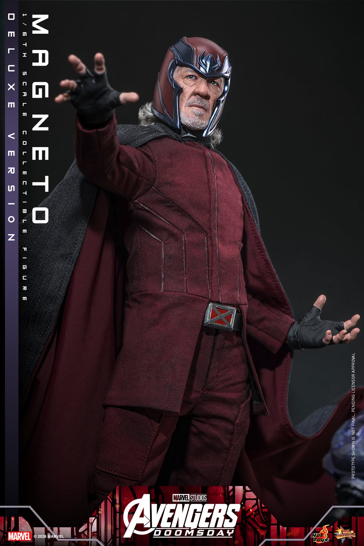 Hot Toys MMS912 / MMS913 Avengers: Doomsday - 1/6th scale Magneto Collectible Figure (Standard / Deluxe Version)