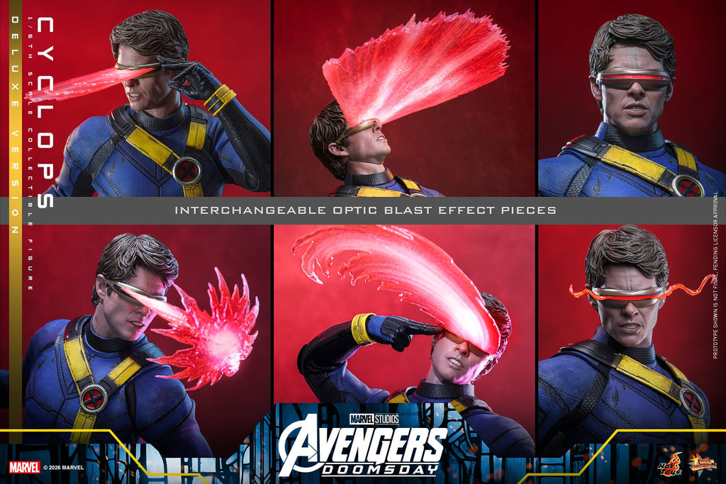 Hot Toys MMS908 / MMS909 Avengers: Doomsday - 1/6th scale Cyclops Collectible Figure (Standard / Deluxe Version)