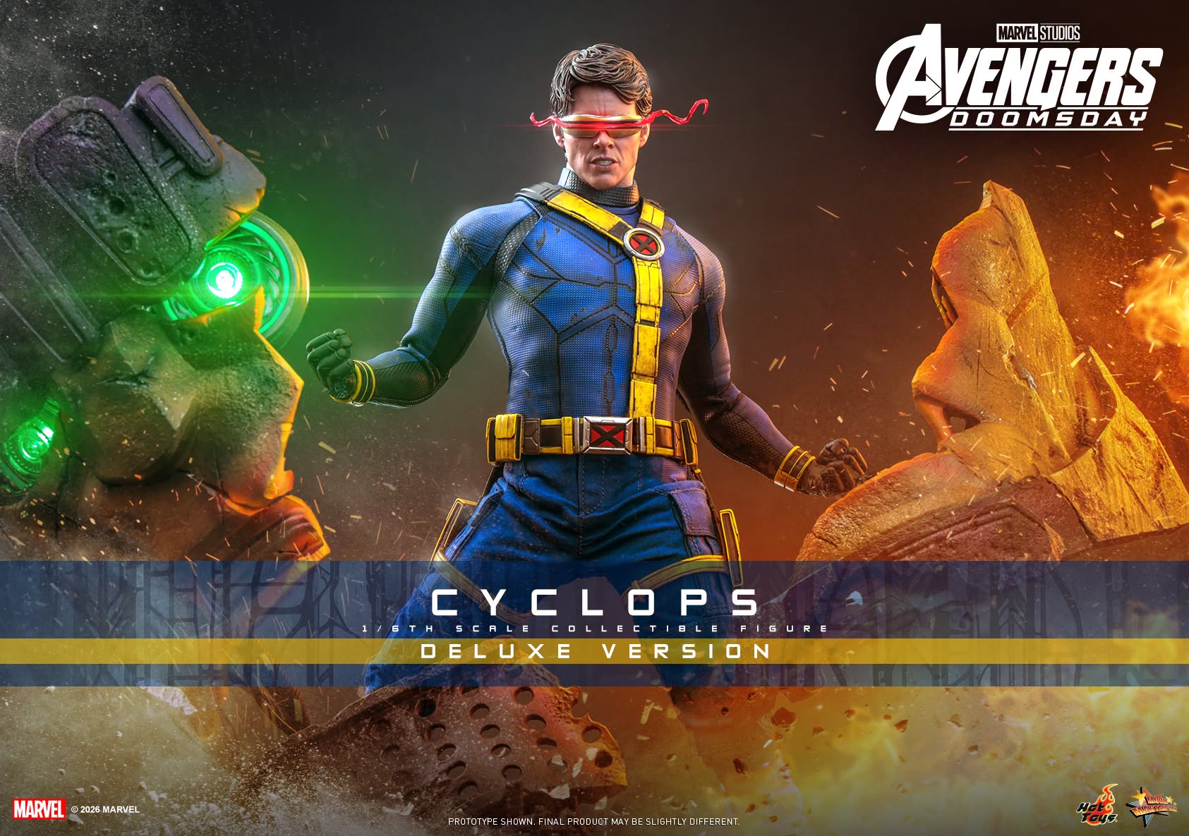 Hot Toys MMS908 / MMS909 Avengers: Doomsday - 1/6th scale Cyclops Collectible Figure (Standard / Deluxe Version)