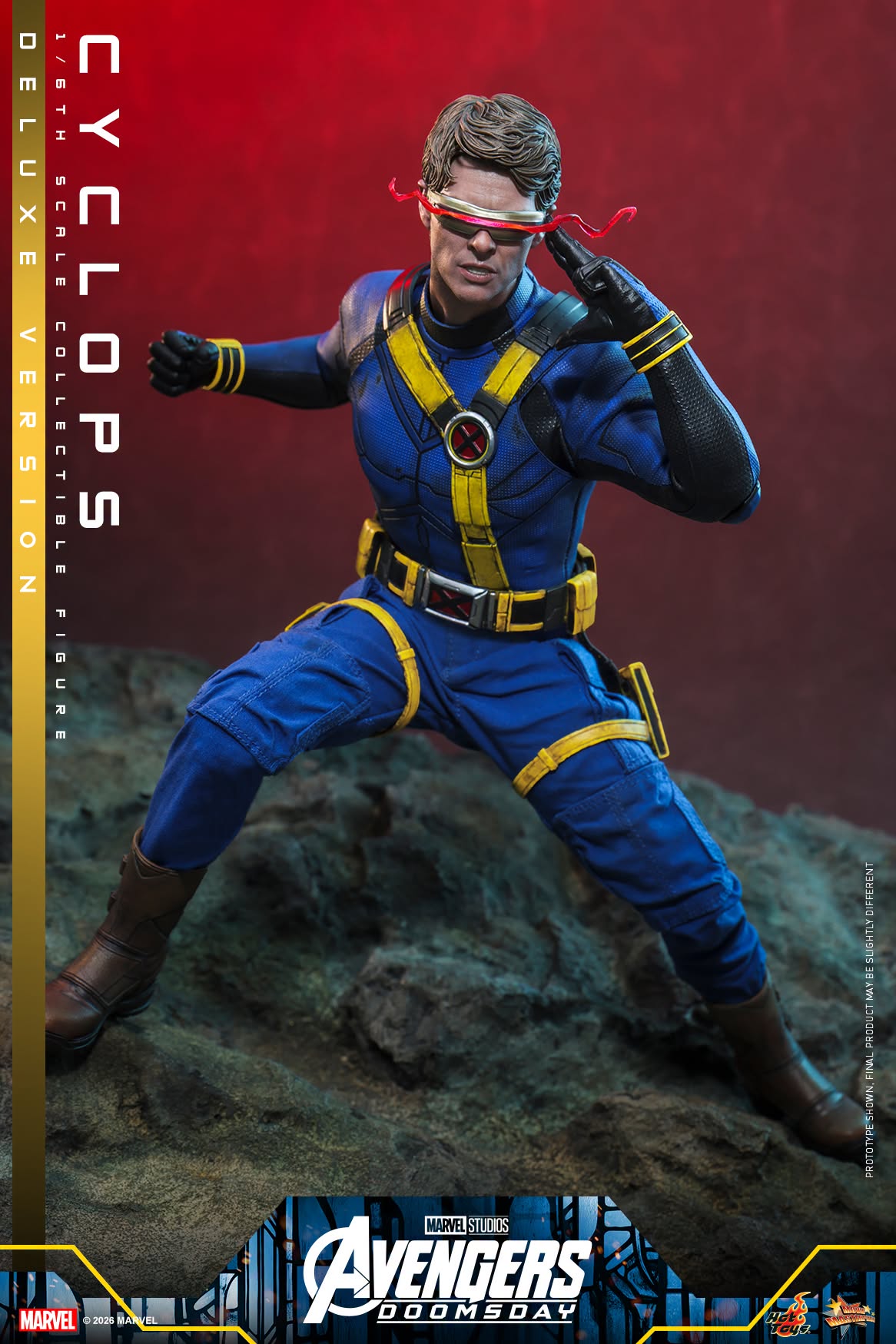 Hot Toys MMS908 / MMS909 Avengers: Doomsday - 1/6th scale Cyclops Collectible Figure (Standard / Deluxe Version)