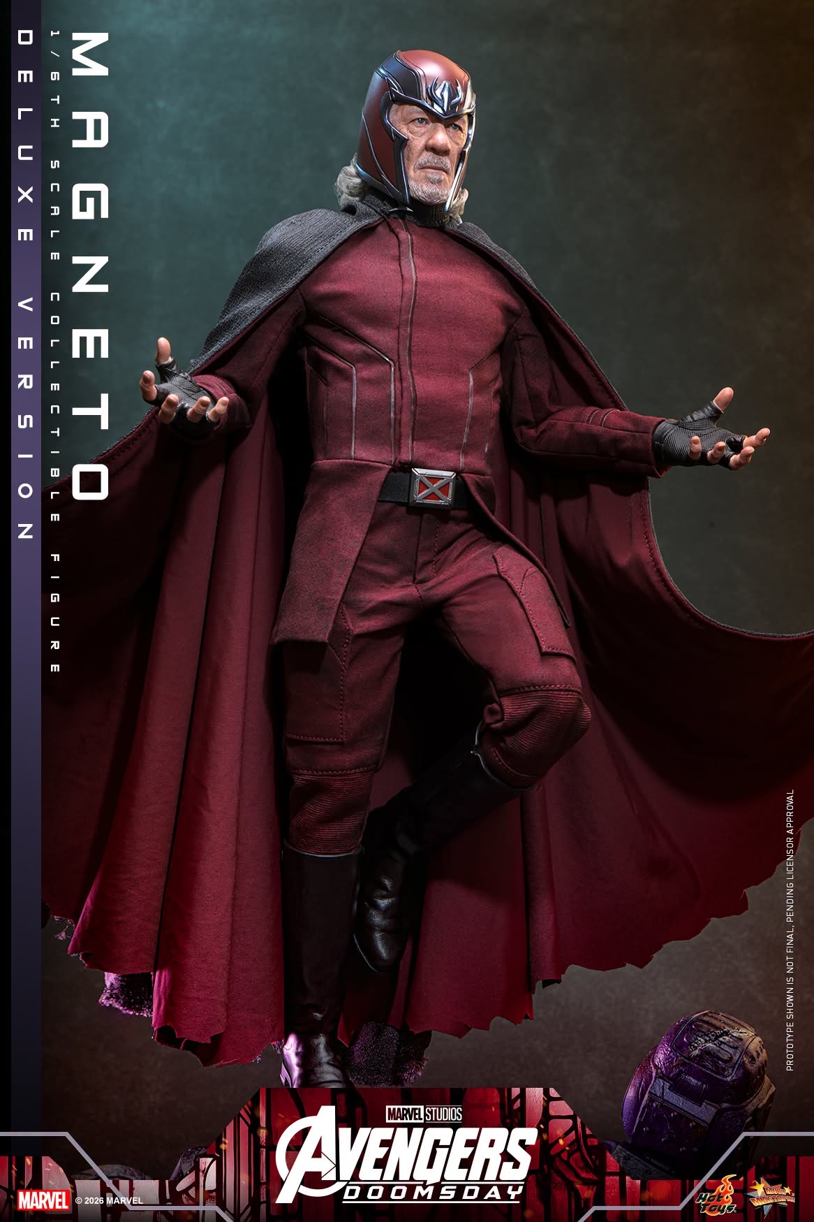 Hot Toys MMS912 / MMS913 Avengers: Doomsday - 1/6th scale Magneto Collectible Figure (Standard / Deluxe Version)