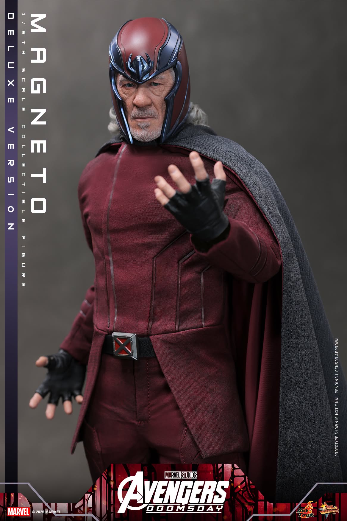 Hot Toys MMS912 / MMS913 Avengers: Doomsday - 1/6th scale Magneto Collectible Figure (Standard / Deluxe Version)