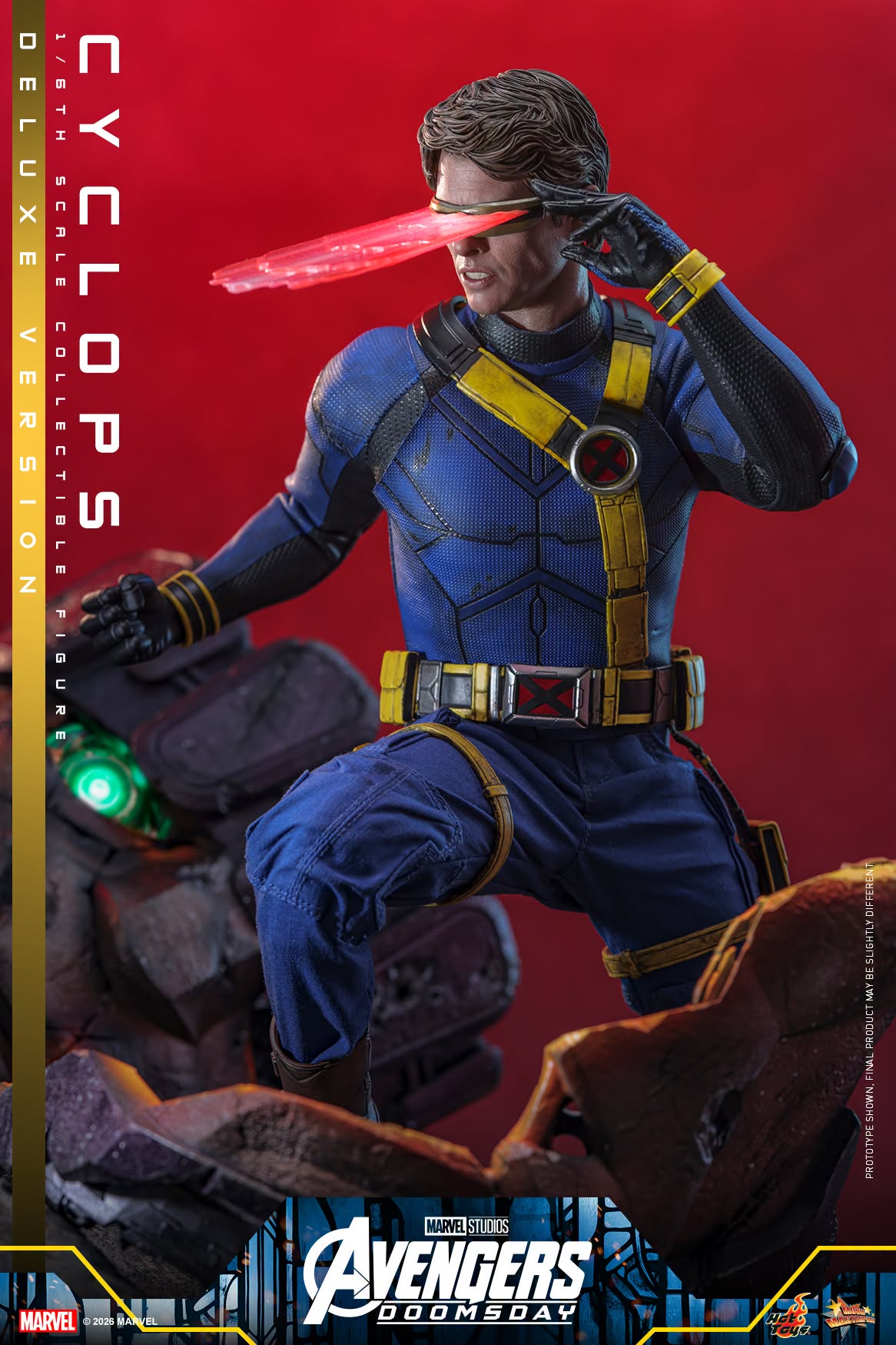 Hot Toys MMS908 / MMS909 Avengers: Doomsday - 1/6th scale Cyclops Collectible Figure (Standard / Deluxe Version)
