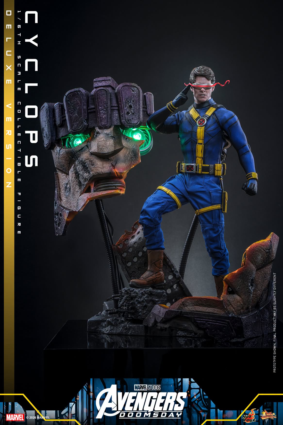 Hot Toys MMS908 / MMS909 Avengers: Doomsday - 1/6th scale Cyclops Collectible Figure (Standard / Deluxe Version)
