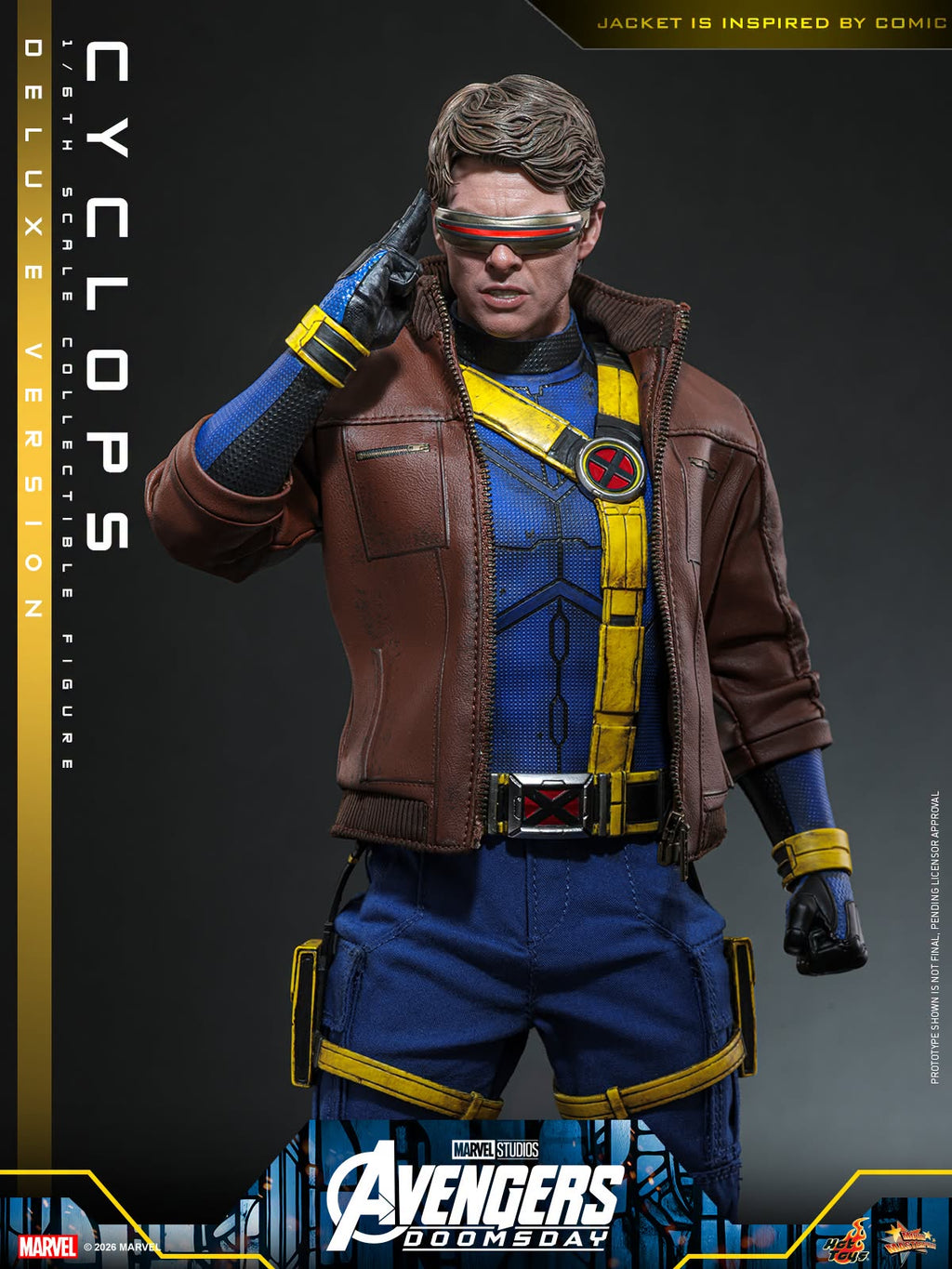Hot Toys MMS908 / MMS909 Avengers: Doomsday - 1/6th scale Cyclops Collectible Figure (Standard / Deluxe Version)