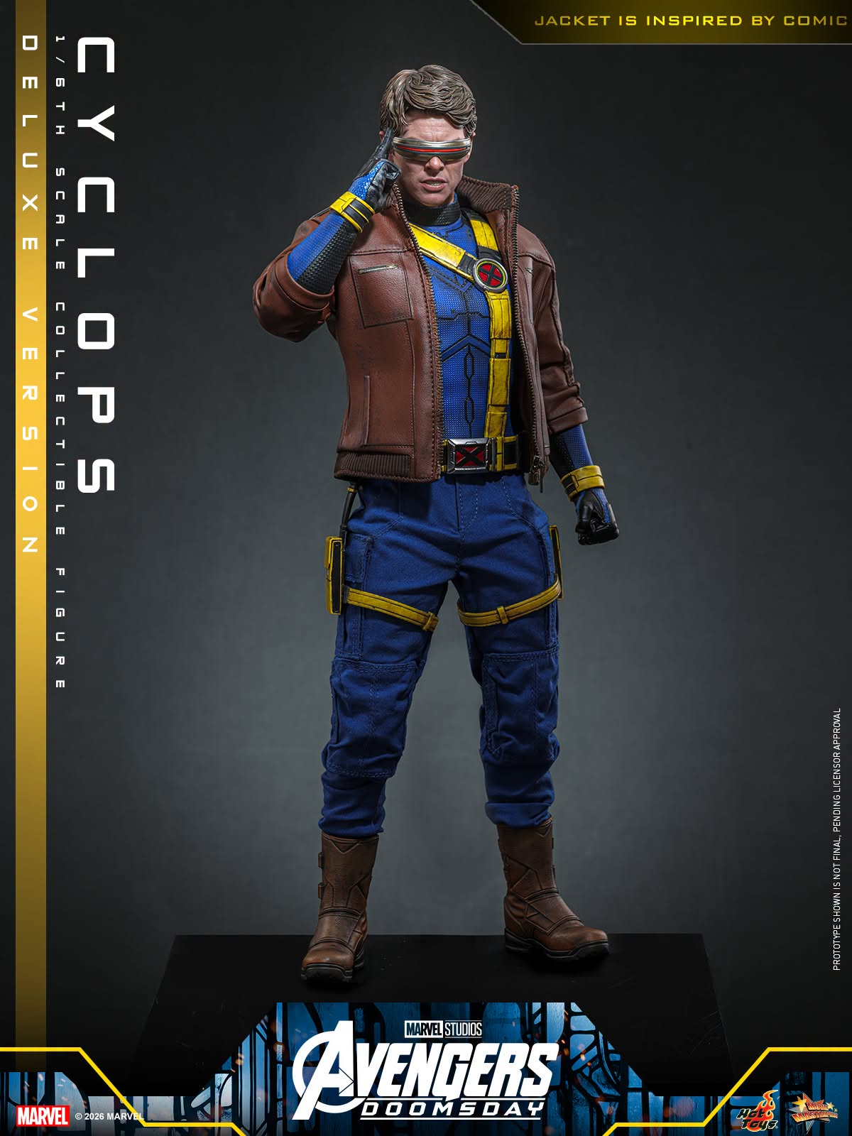 Hot Toys MMS908 / MMS909 Avengers: Doomsday - 1/6th scale Cyclops Collectible Figure (Standard / Deluxe Version)