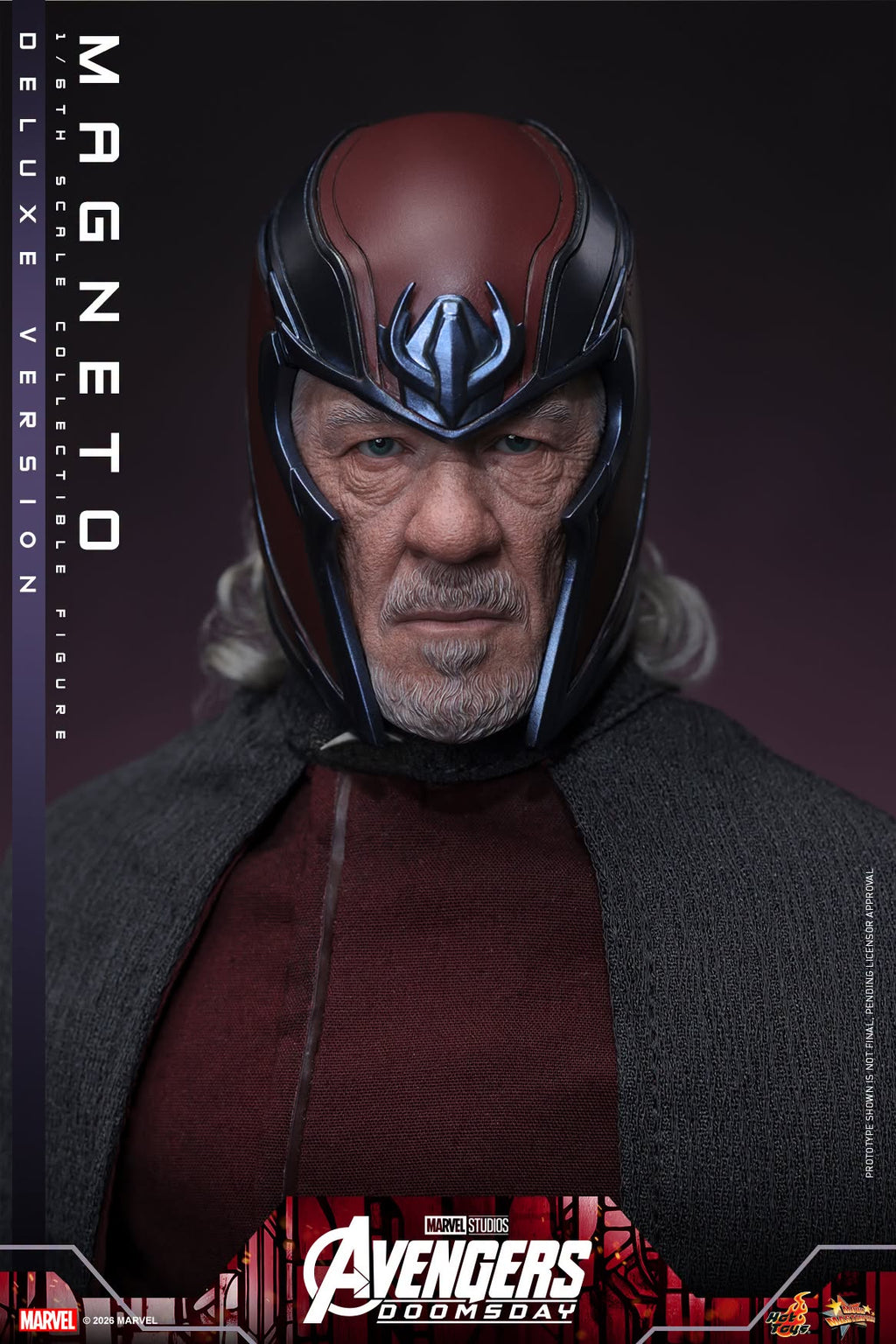 Hot Toys MMS912 / MMS913 Avengers: Doomsday - 1/6th scale Magneto Collectible Figure (Standard / Deluxe Version)