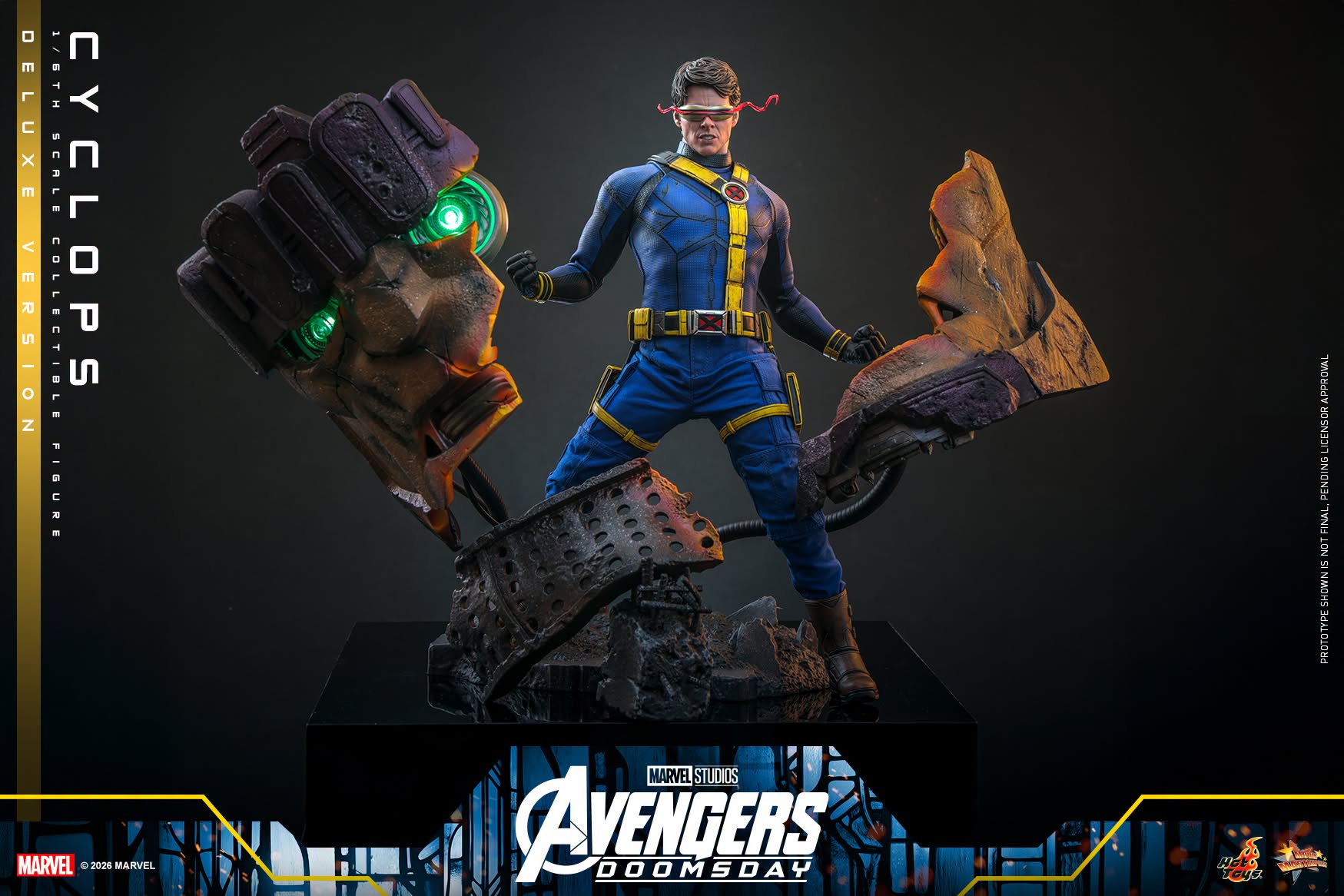 Hot Toys MMS908 / MMS909 Avengers: Doomsday - 1/6th scale Cyclops Collectible Figure (Standard / Deluxe Version)