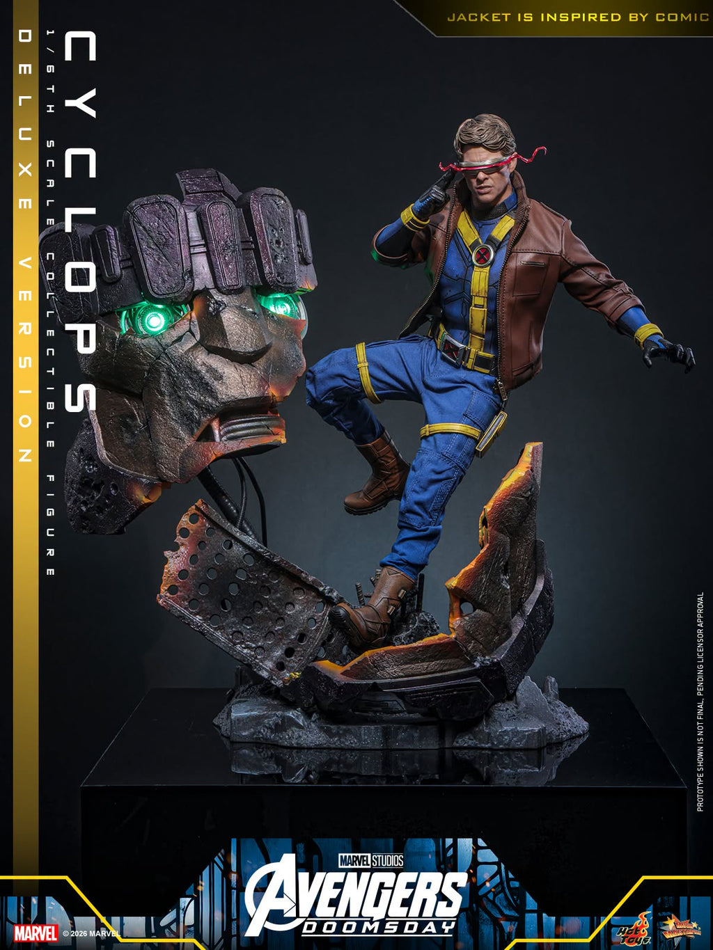Hot Toys MMS908 / MMS909 Avengers: Doomsday - 1/6th scale Cyclops Collectible Figure (Standard / Deluxe Version)