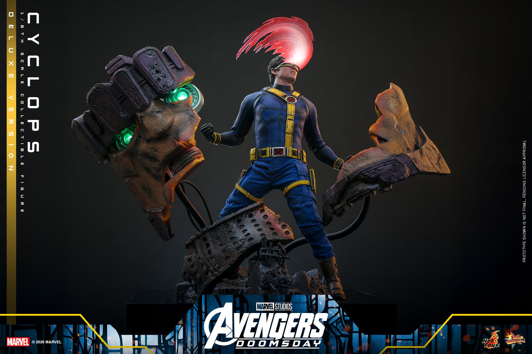 Hot Toys MMS908 / MMS909 Avengers: Doomsday - 1/6th scale Cyclops Collectible Figure (Standard / Deluxe Version)