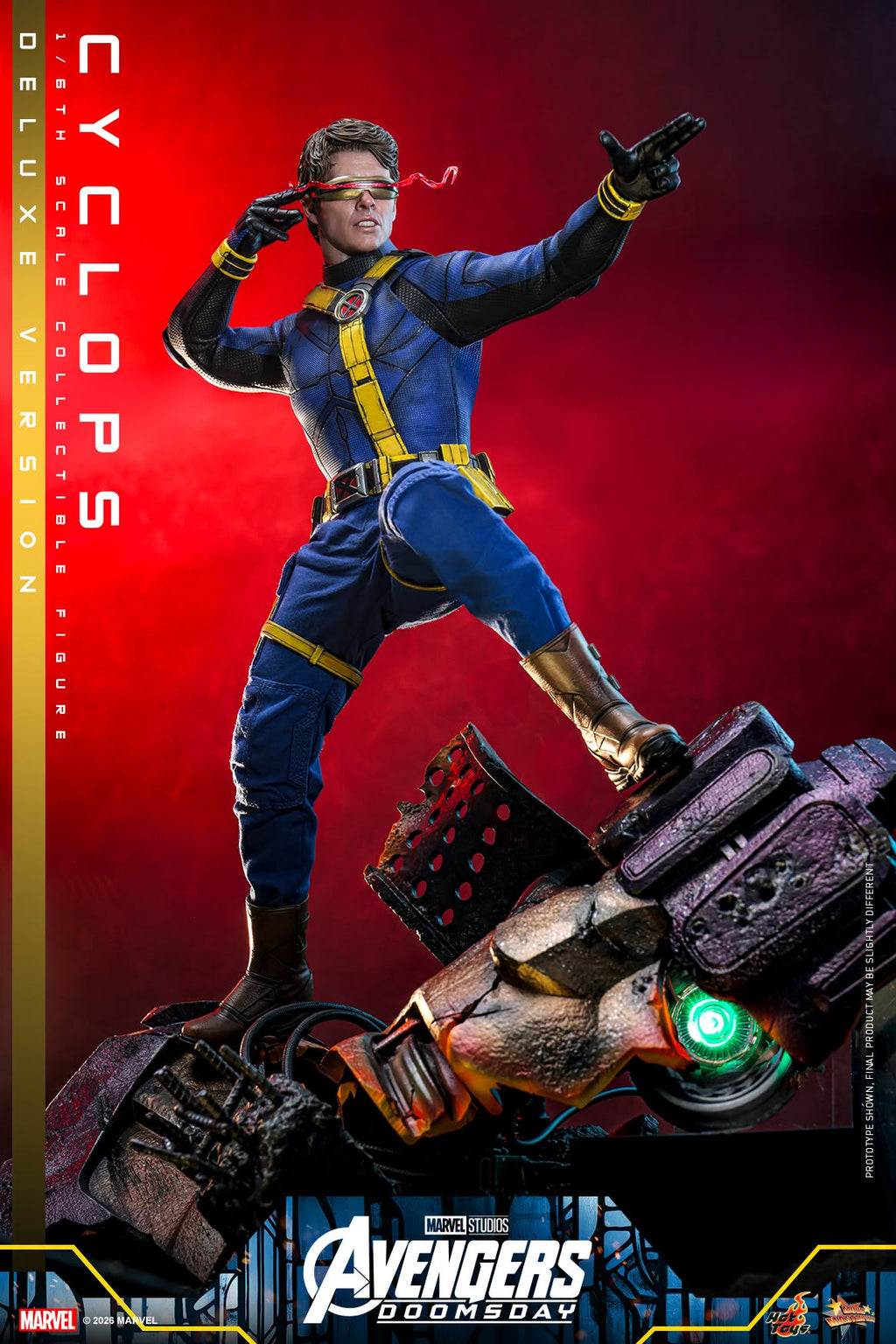Hot Toys MMS908 / MMS909 Avengers: Doomsday - 1/6th scale Cyclops Collectible Figure (Standard / Deluxe Version)