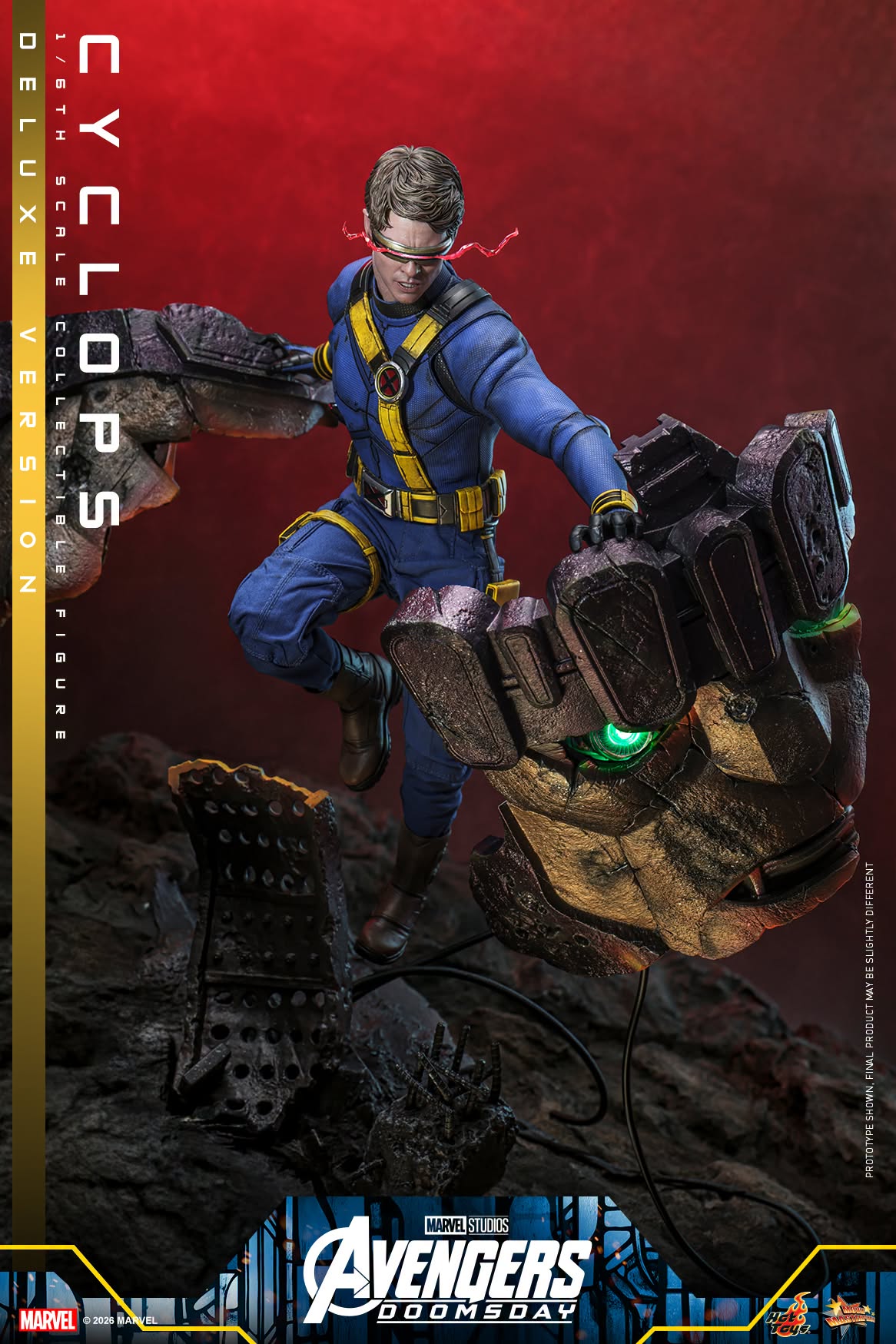 Hot Toys MMS908 / MMS909 Avengers: Doomsday - 1/6th scale Cyclops Collectible Figure (Standard / Deluxe Version)