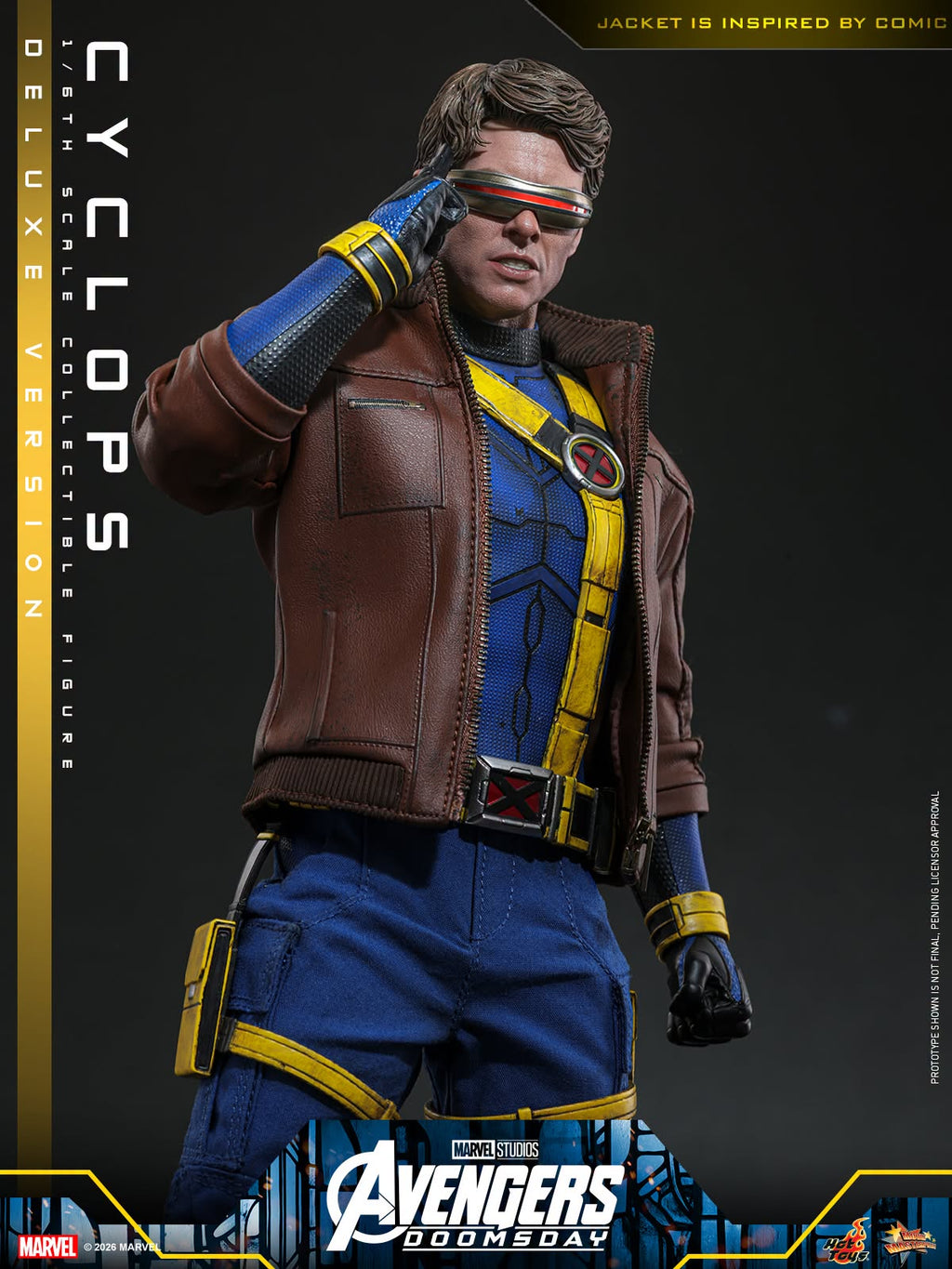 Hot Toys MMS908 / MMS909 Avengers: Doomsday - 1/6th scale Cyclops Collectible Figure (Standard / Deluxe Version)
