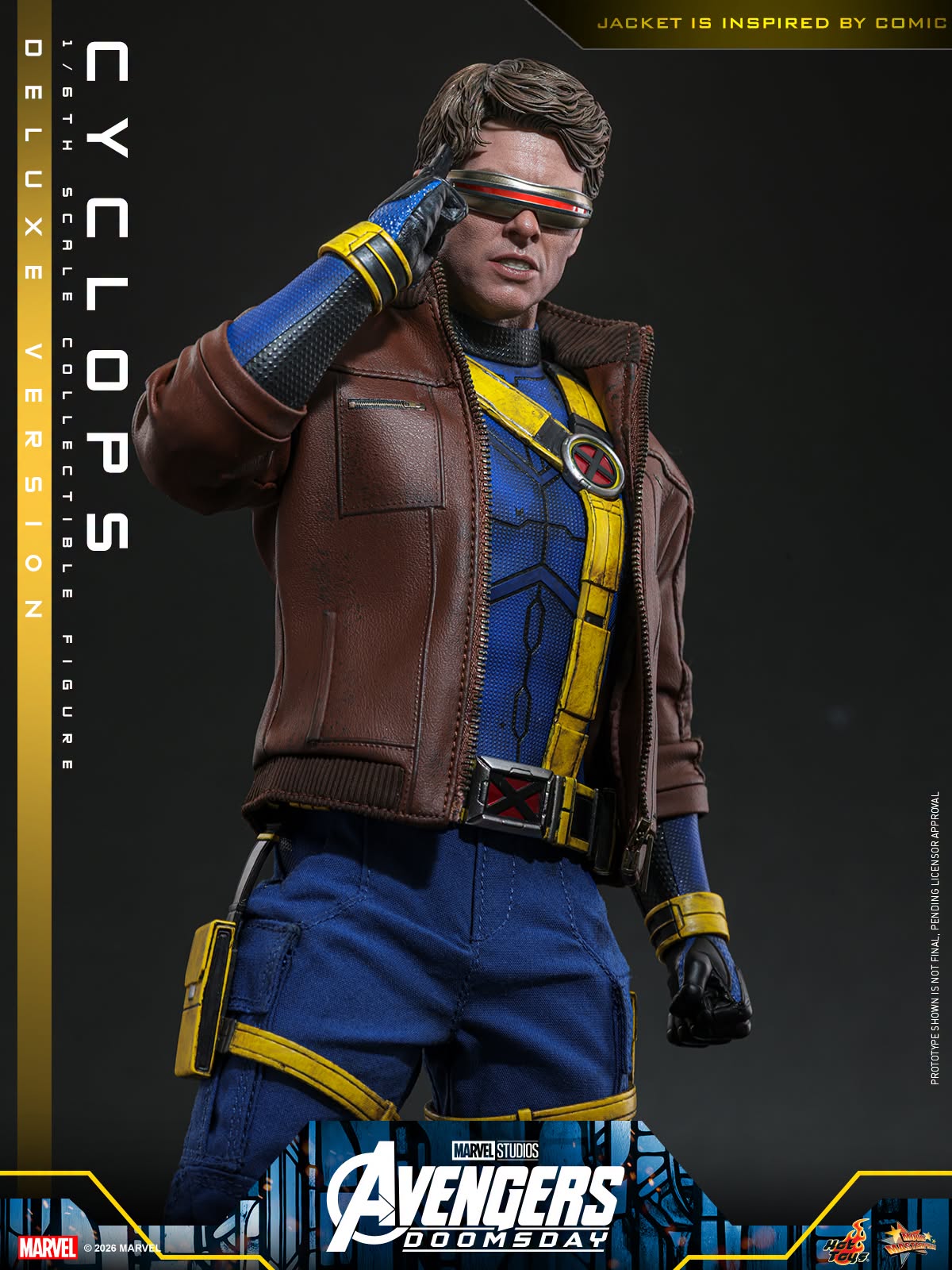 Hot Toys MMS908 / MMS909 Avengers: Doomsday - 1/6th scale Cyclops Collectible Figure (Standard / Deluxe Version)