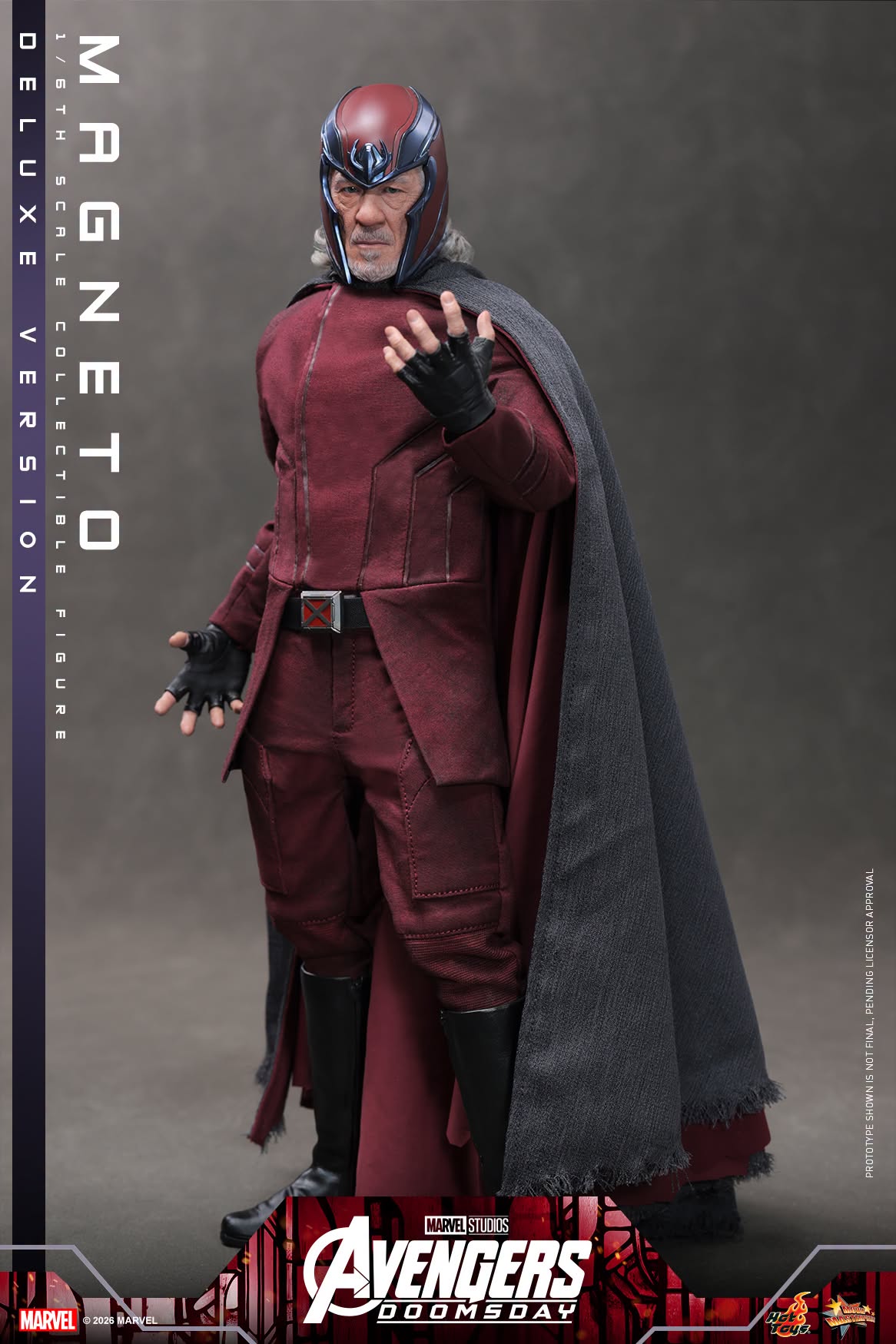 Hot Toys MMS912 / MMS913 Avengers: Doomsday - 1/6th scale Magneto Collectible Figure (Standard / Deluxe Version)