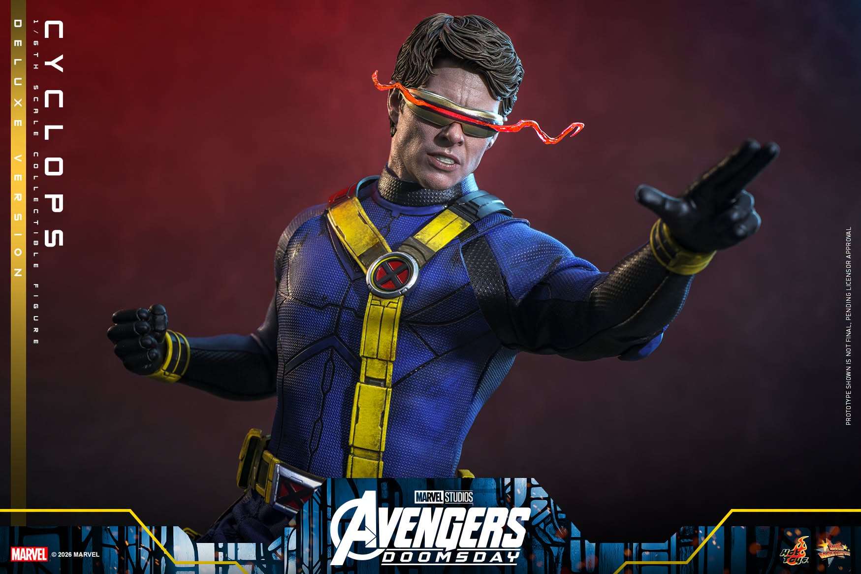 Hot Toys MMS908 / MMS909 Avengers: Doomsday - 1/6th scale Cyclops Collectible Figure (Standard / Deluxe Version)