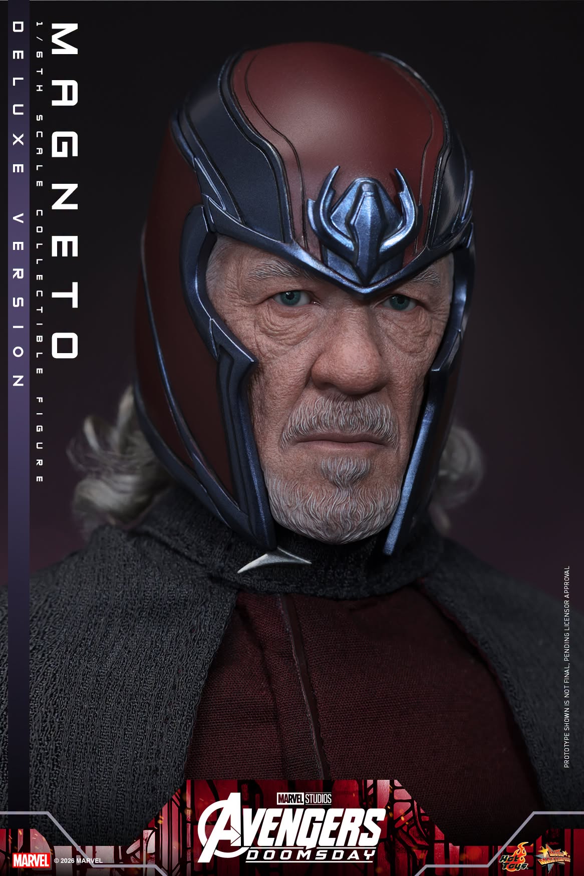 Hot Toys MMS912 / MMS913 Avengers: Doomsday - 1/6th scale Magneto Collectible Figure (Standard / Deluxe Version)