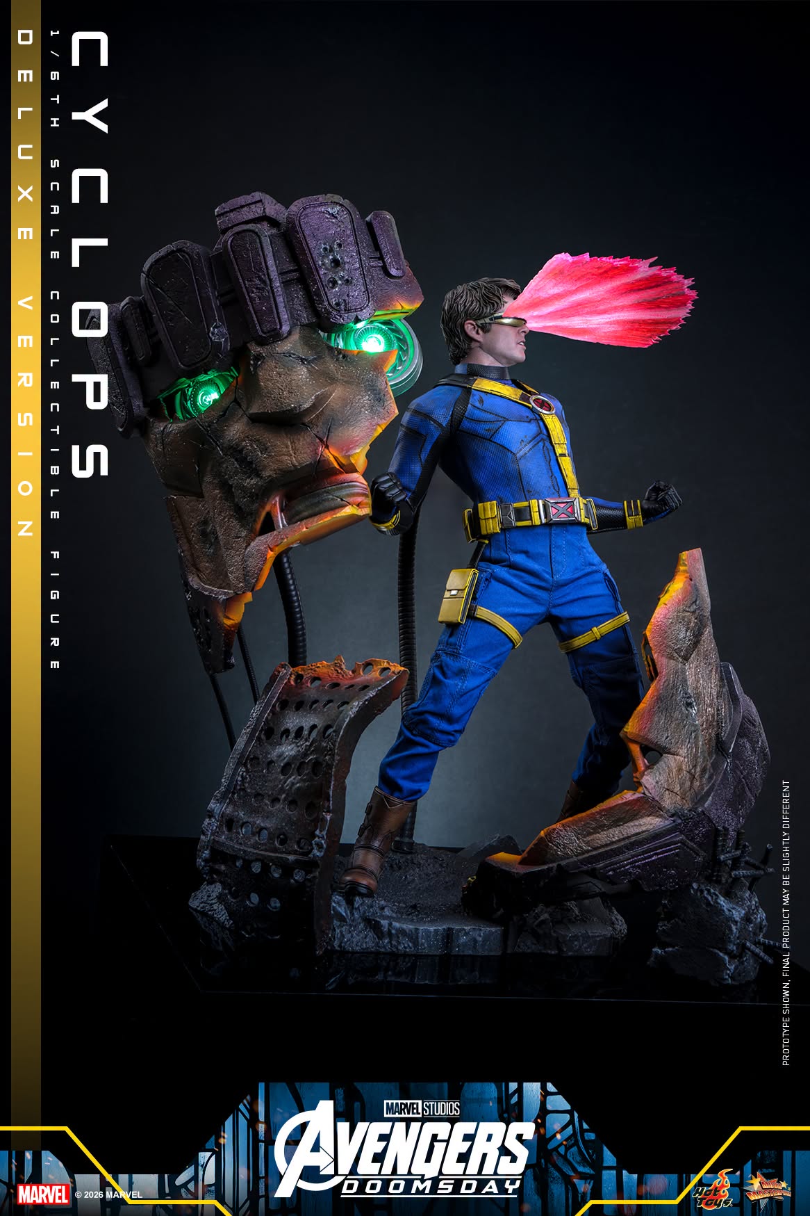 Hot Toys MMS908 / MMS909 Avengers: Doomsday - 1/6th scale Cyclops Collectible Figure (Standard / Deluxe Version)