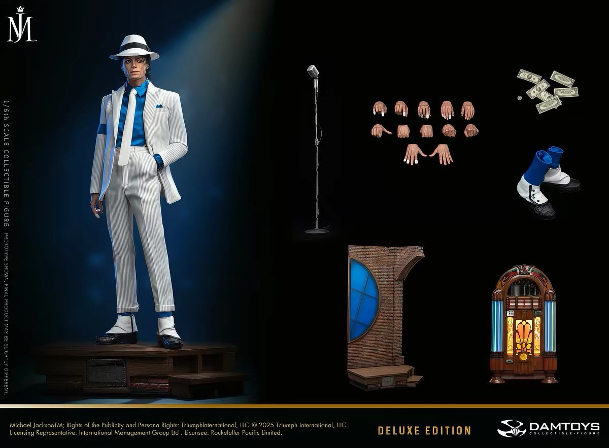 DAMTOYS DMS048 / DMS048S ‘Smooth Criminal’ Michael Jackson 1/6 Action Figure DamToys