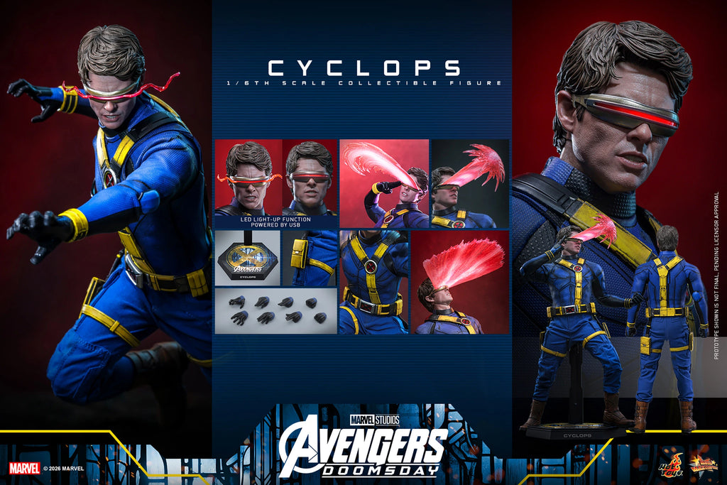 Hot Toys MMS908 / MMS909 Avengers: Doomsday - 1/6th scale Cyclops Collectible Figure (Standard / Deluxe Version)