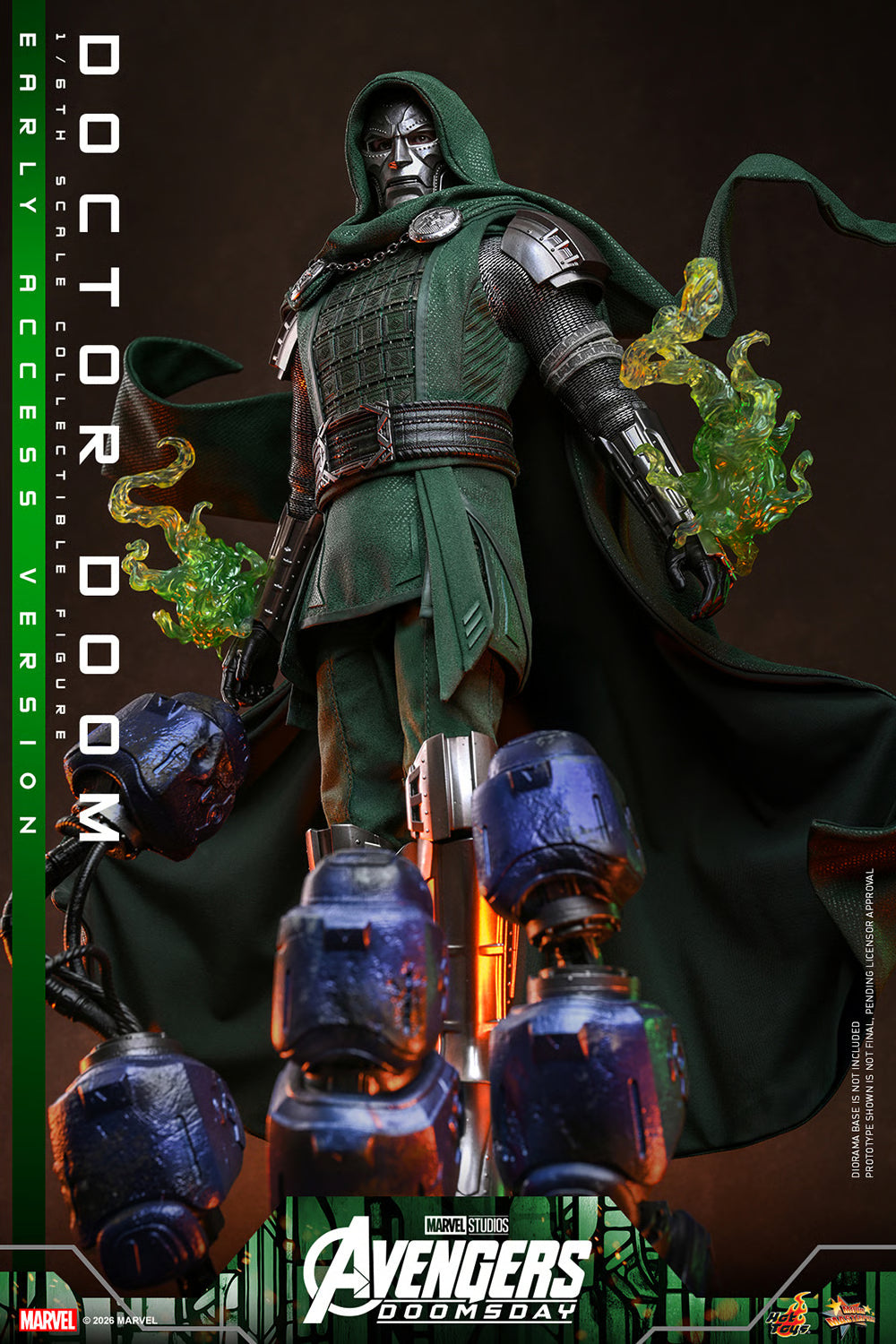 Hot Toys MMS906 / MMS 907 Avengers: Doomsday  1/6th scale Doctor Doom Collectible Figure (Standard / Ultimate Version) 1/6 Action Figure