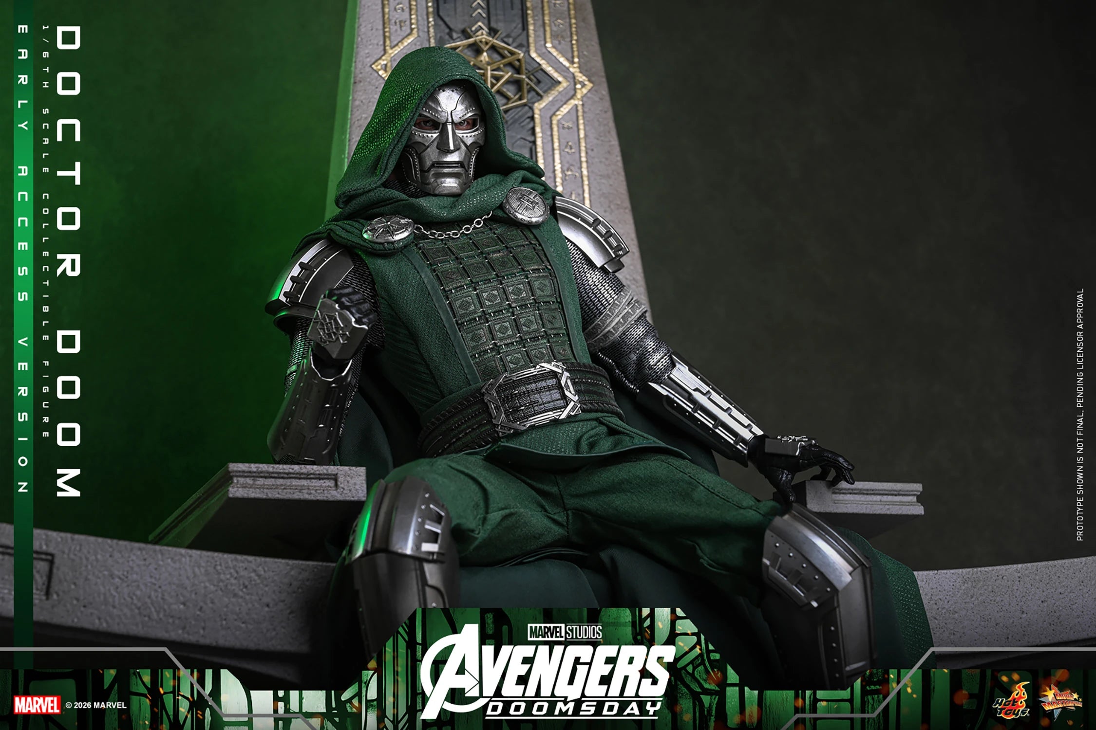 Hot Toys MMS906 / MMS 907 Avengers: Doomsday  1/6th scale Doctor Doom Collectible Figure (Standard / Ultimate Version) 1/6 Action Figure