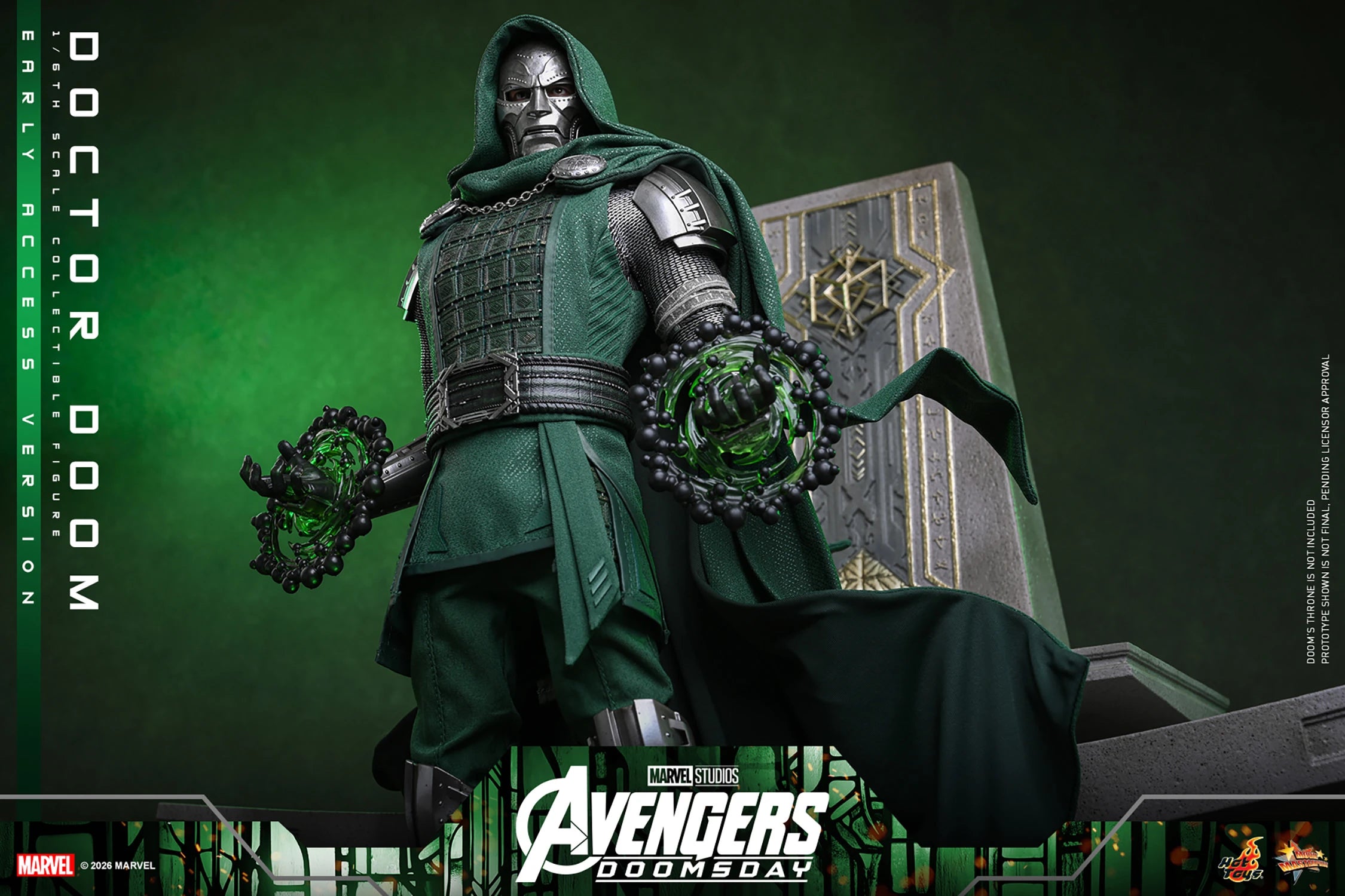 Hot Toys MMS906 / MMS 907 Avengers: Doomsday  1/6th scale Doctor Doom Collectible Figure (Standard / Ultimate Version) 1/6 Action Figure