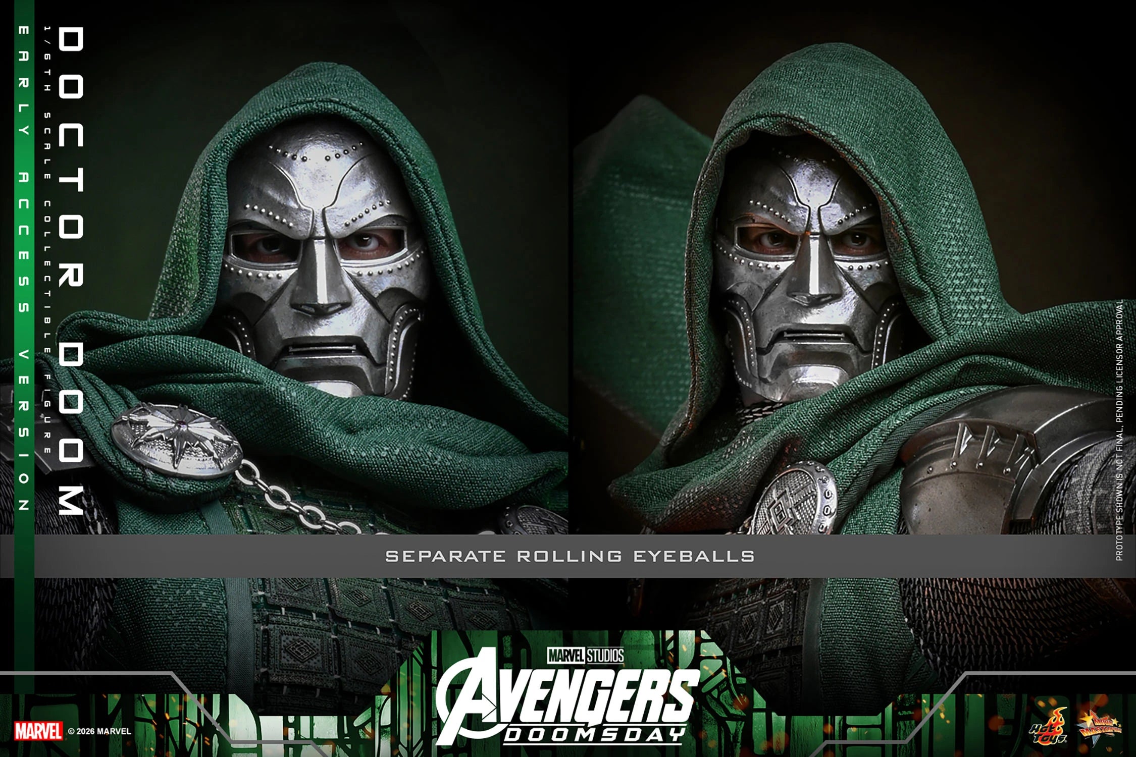 Hot Toys MMS906 / MMS 907 Avengers: Doomsday  1/6th scale Doctor Doom Collectible Figure (Standard / Ultimate Version) 1/6 Action Figure