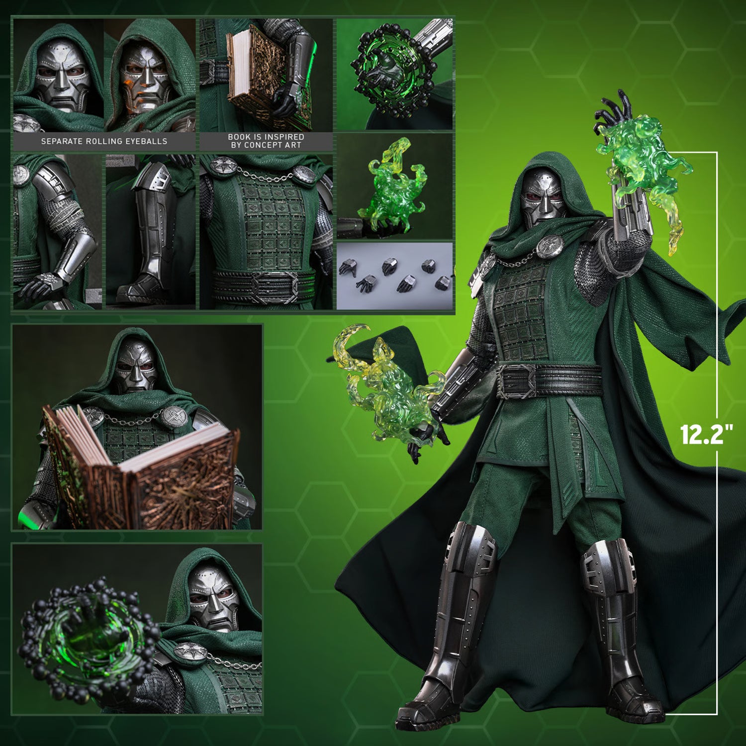 Hot Toys MMS906 / MMS 907 Avengers: Doomsday  1/6th scale Doctor Doom Collectible Figure (Standard / Ultimate Version) 1/6 Action Figure