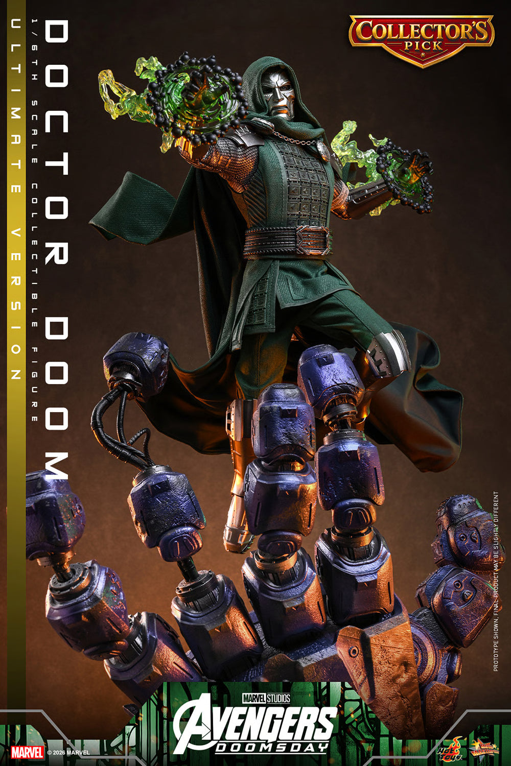 Hot Toys MMS906 / MMS 907 Avengers: Doomsday  1/6th scale Doctor Doom Collectible Figure (Standard / Ultimate Version) 1/6 Action Figure