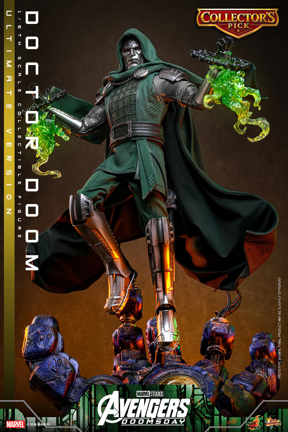 Hot Toys MMS906 / MMS 907 Avengers: Doomsday  1/6th scale Doctor Doom Collectible Figure (Standard / Ultimate Version) 1/6 Action Figure