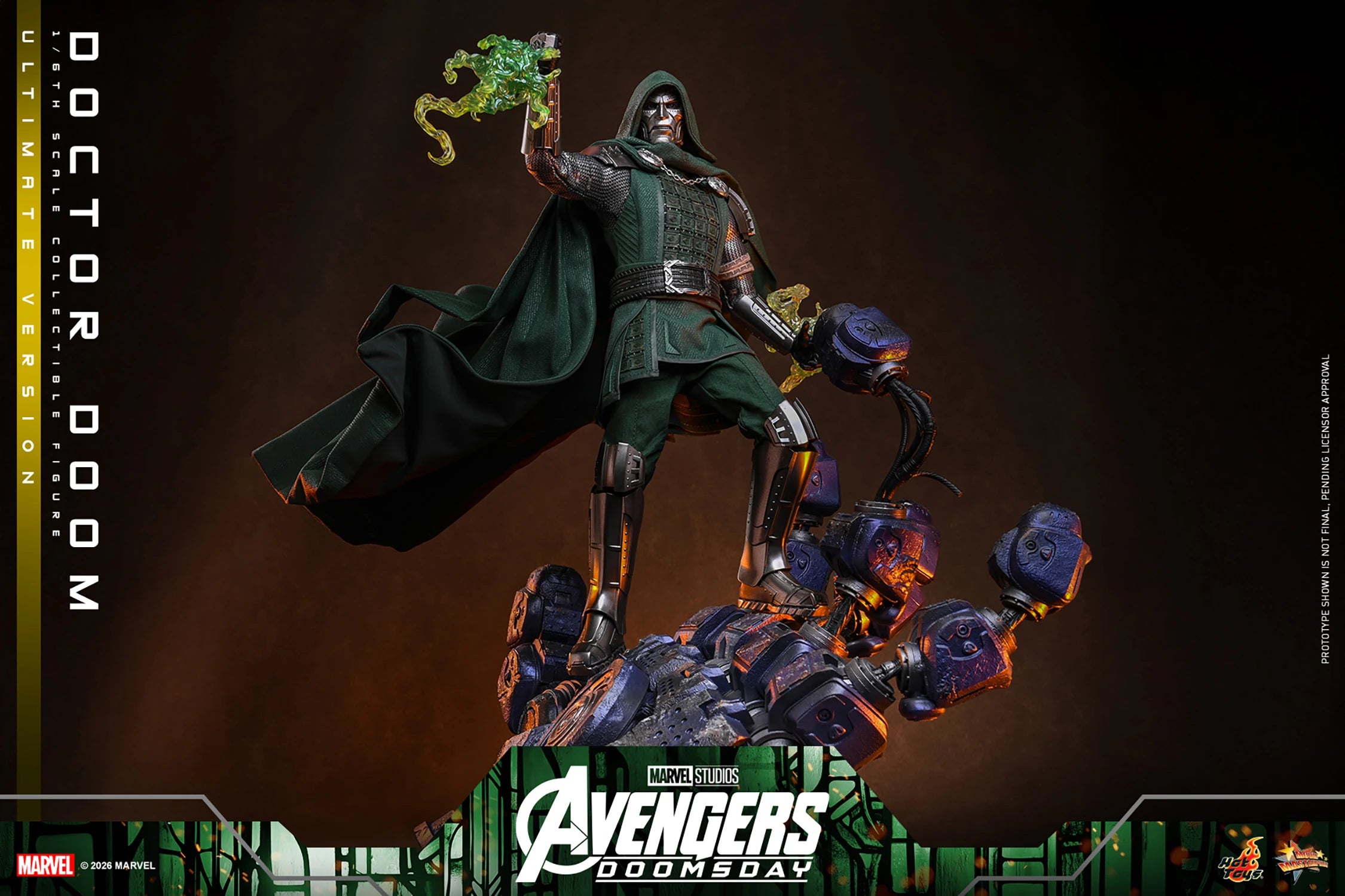 Hot Toys MMS906 / MMS 907 Avengers: Doomsday  1/6th scale Doctor Doom Collectible Figure (Standard / Ultimate Version) 1/6 Action Figure