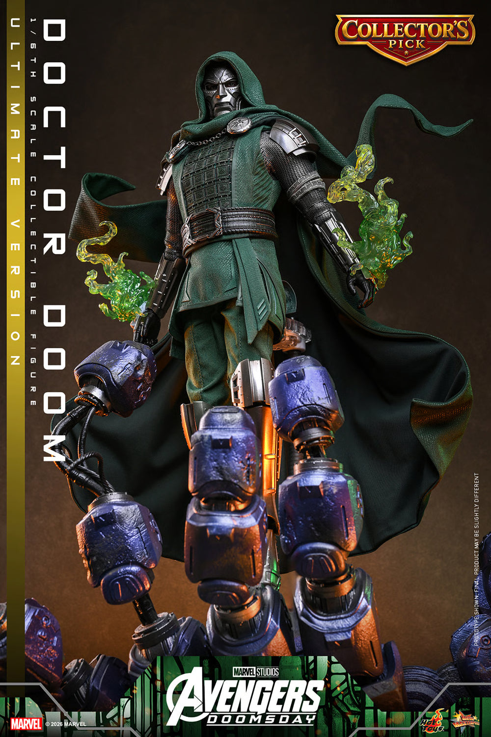 Hot Toys MMS906 / MMS 907 Avengers: Doomsday  1/6th scale Doctor Doom Collectible Figure (Standard / Ultimate Version) 1/6 Action Figure