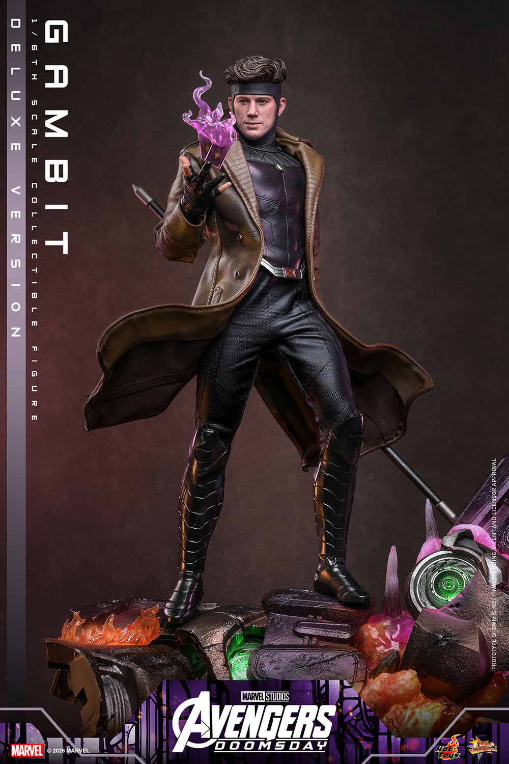 Hot Toys MMS910 / MMS 911 Avengers: Doomsday  1/6th scale Gambit Collectible Figure (Standard / Deluxe Version) 1/6 Action Figure